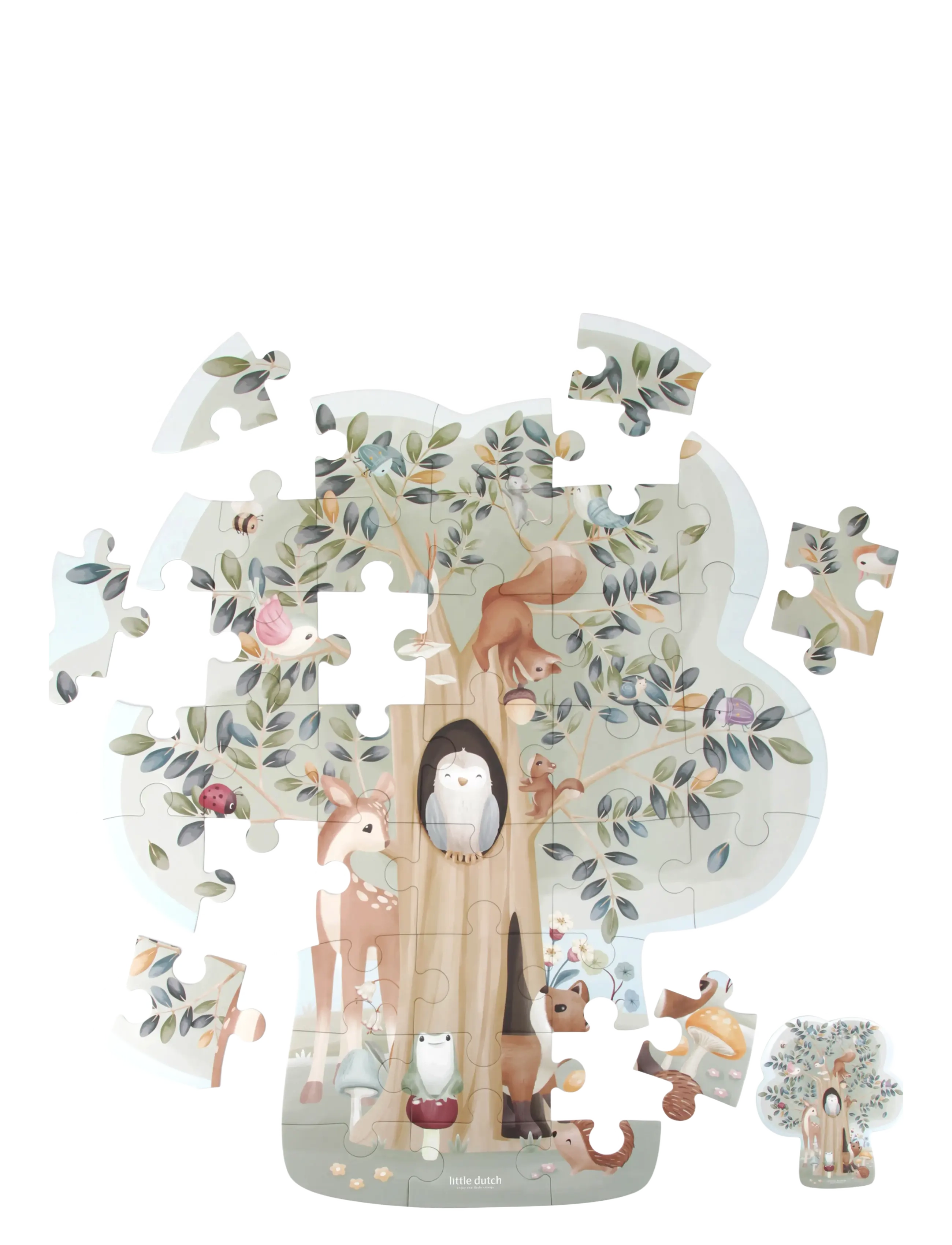 Little Dutch - Little Dutch Floor puzzle Forest Friends FSC - klassiske puslespil - multi - 1