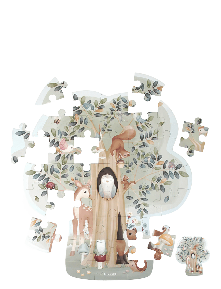 Little Dutch - Little Dutch Floor puzzle Forest Friends FSC - klassiske puslespill - multi - 1