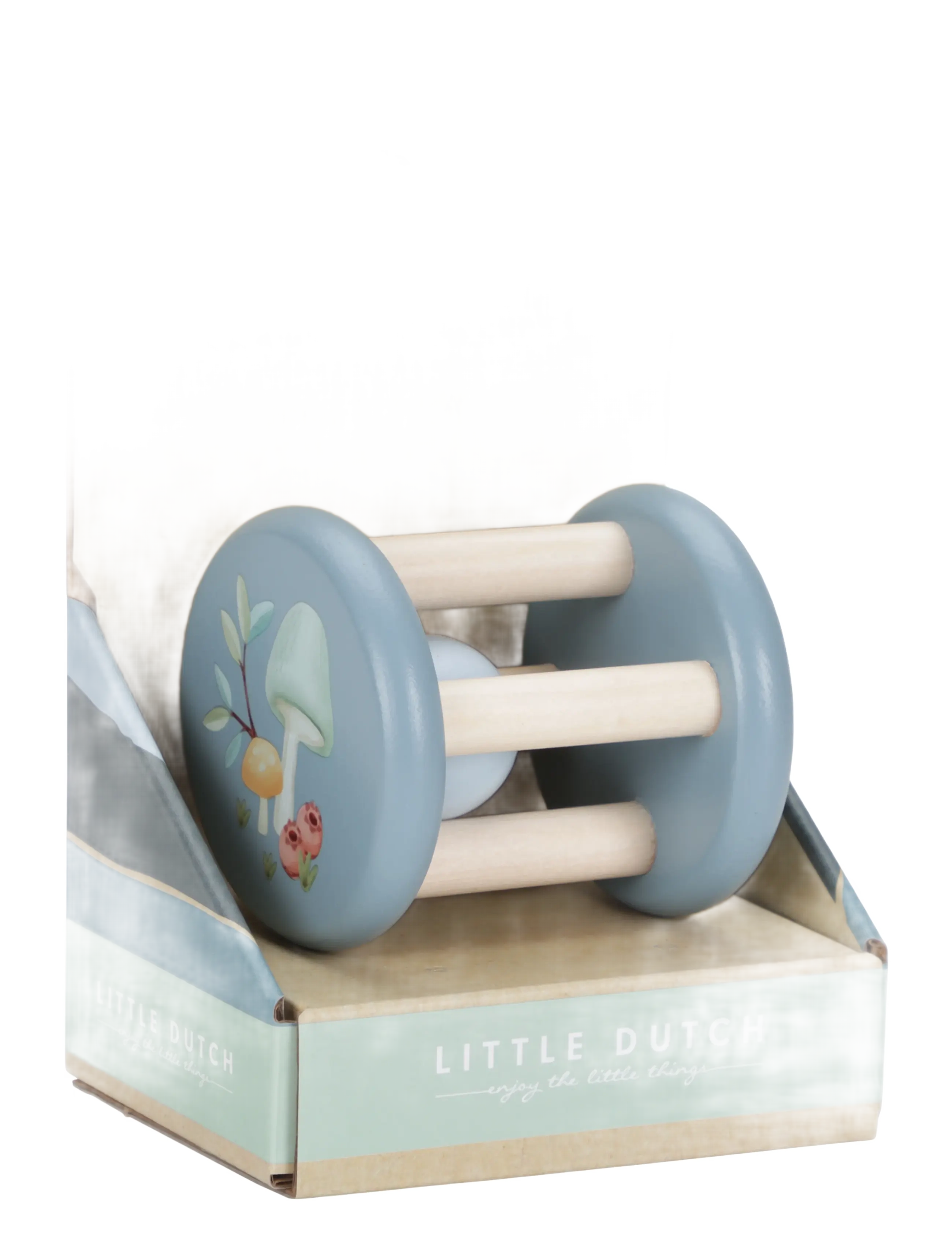 Little Dutch - Little Dutch Roller rattle Forest Friends FSC - rangler - blue - 2