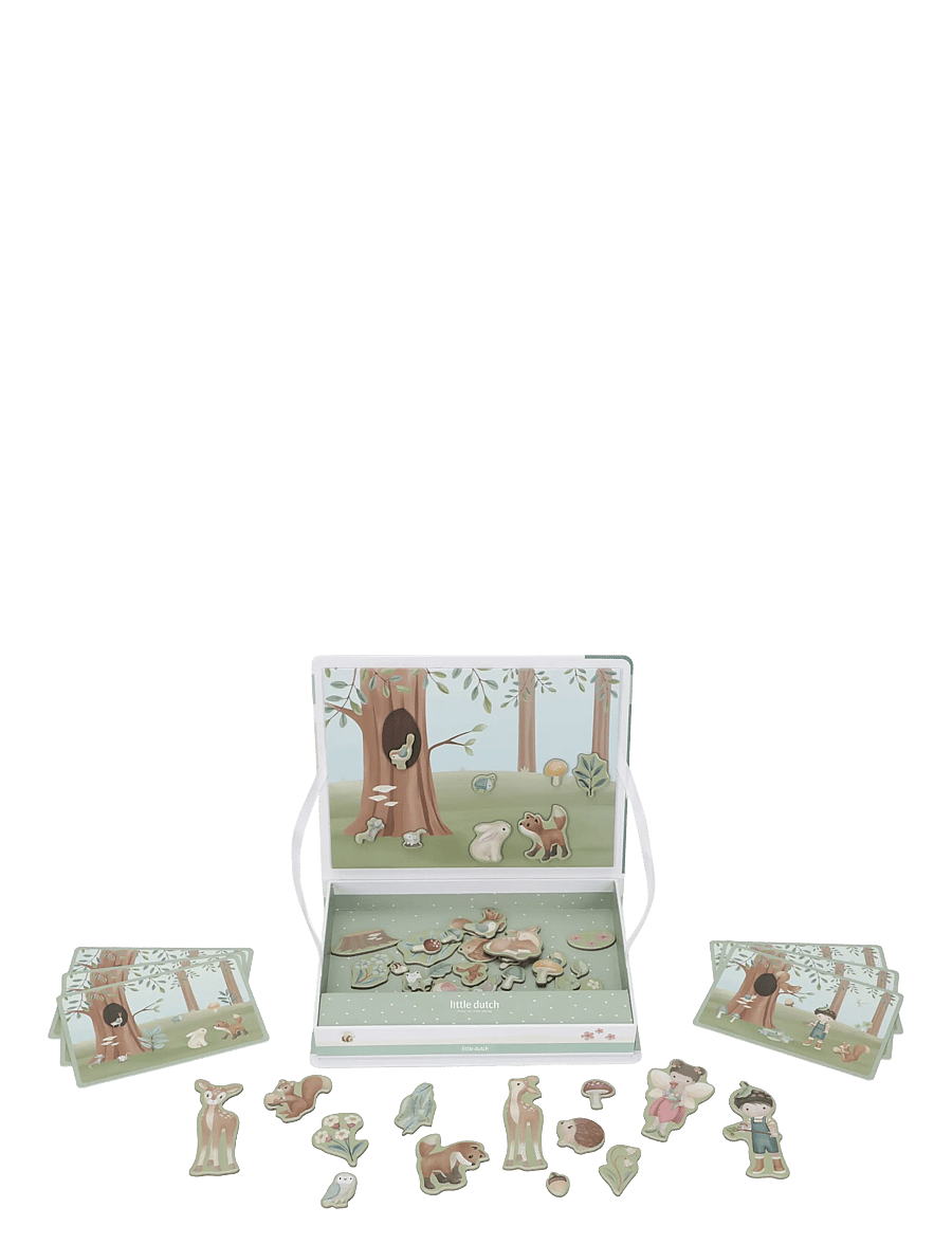 Little Dutch - Little Dutch Magnetic Playboard Little Farm FSC - pedagogiska pussel - multi - 0