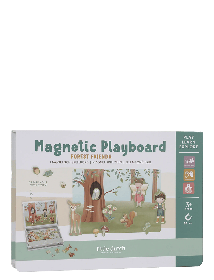 Little Dutch - Little Dutch Magnetic Playboard Little Farm FSC - pedagogiska pussel - multi - 2