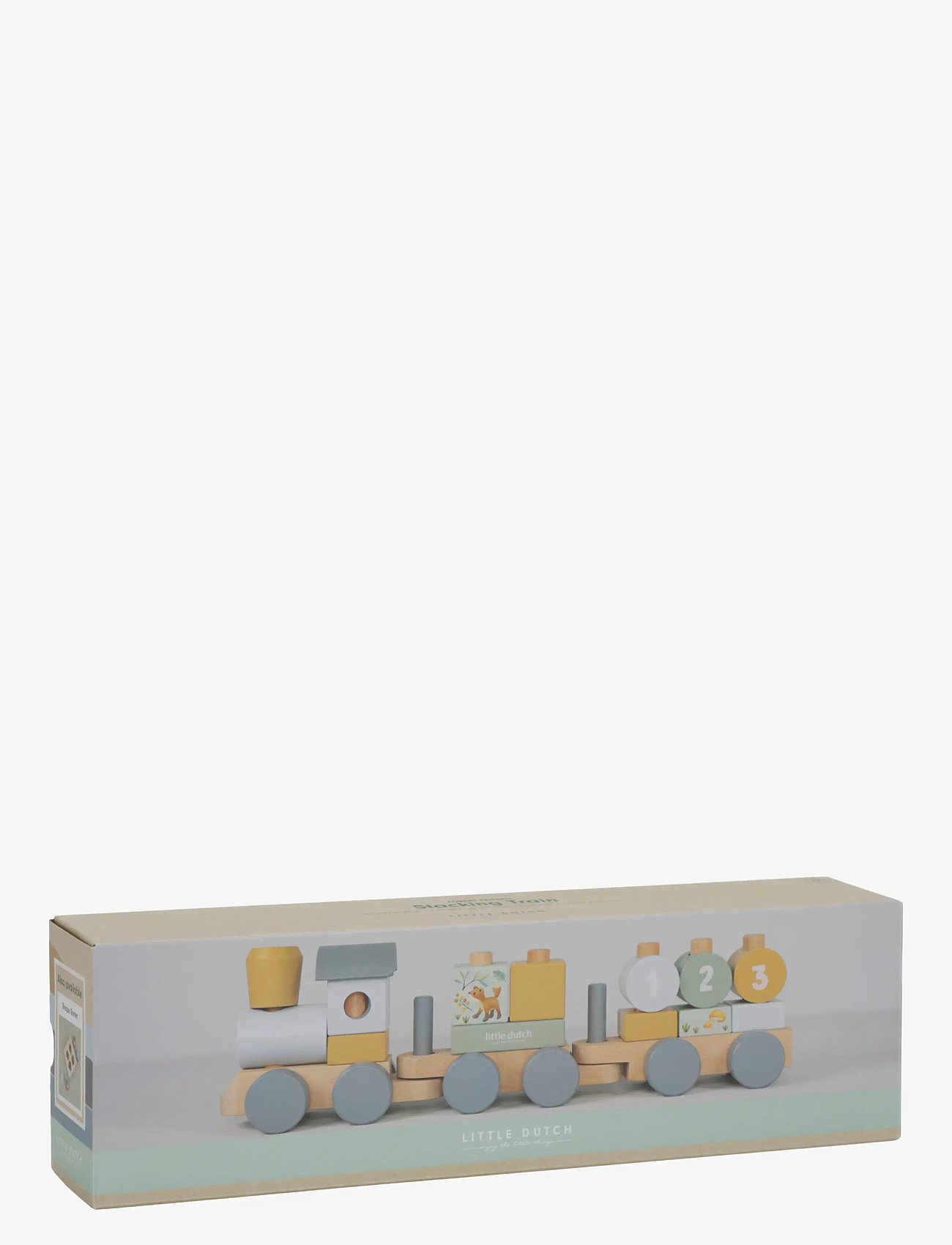 Little Dutch - Little Dutch Stacking Train Forest Friends FSC - stableklosser - blue - 1