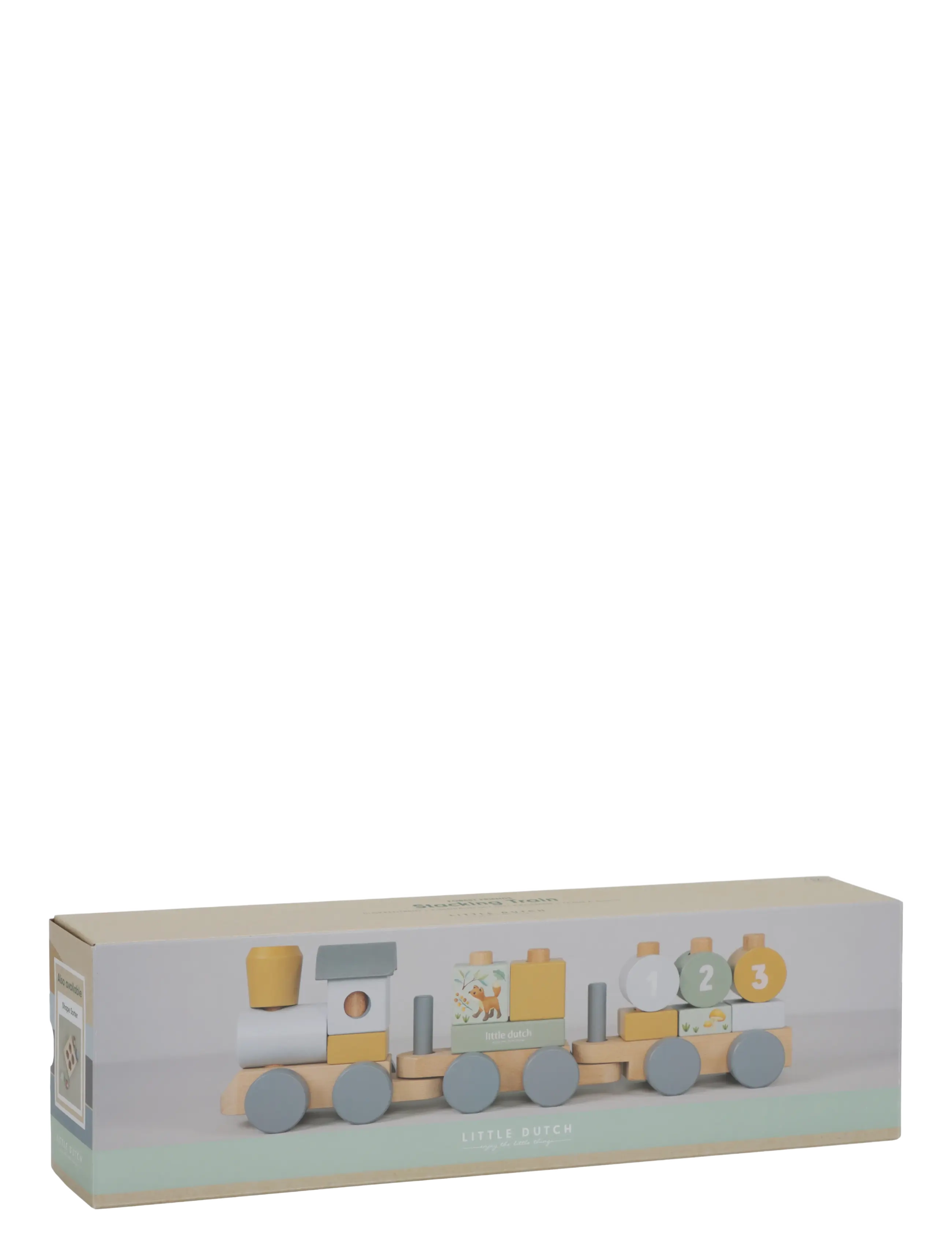 Little Dutch - Little Dutch Stacking Train Forest Friends FSC - stableklosser - blue - 1
