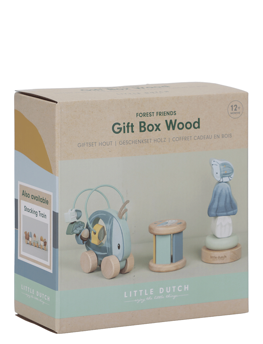 Little Dutch - Little Dutch Gift box wood Forest Friends FSC - shoppa efter ålder - multi - 5