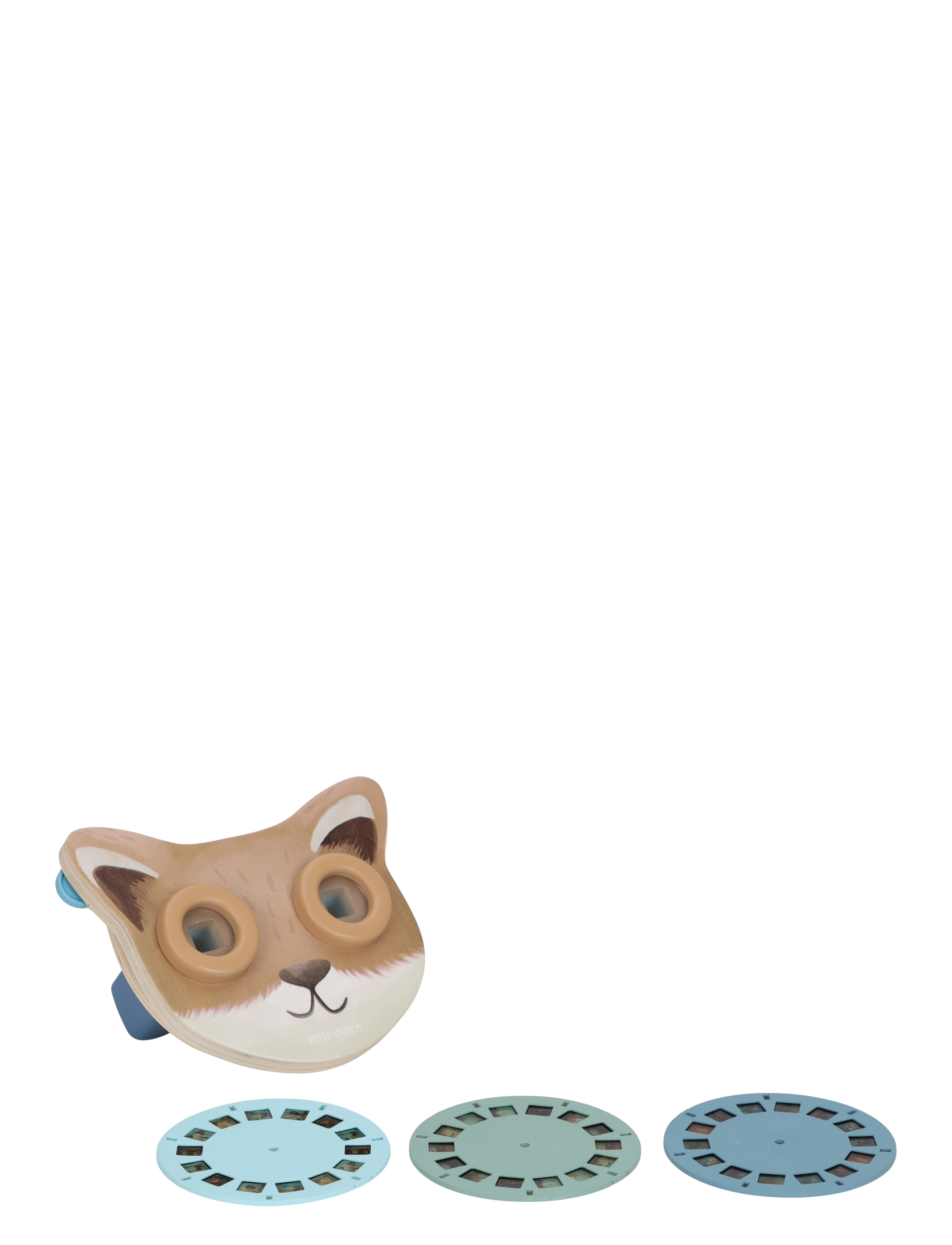 Little Dutch - Story viewer - Forest Friends - interaktiva leksaker - brown, white, blue - 2