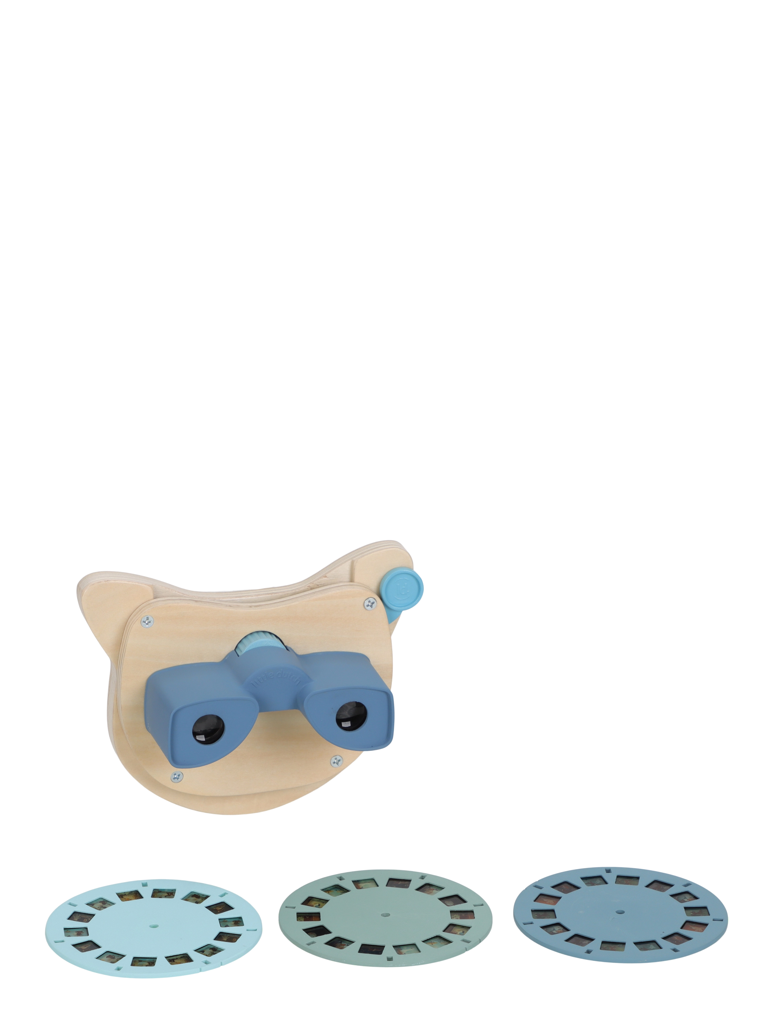 Little Dutch - Story viewer - Forest Friends - interaktiva leksaker - brown, white, blue - 3