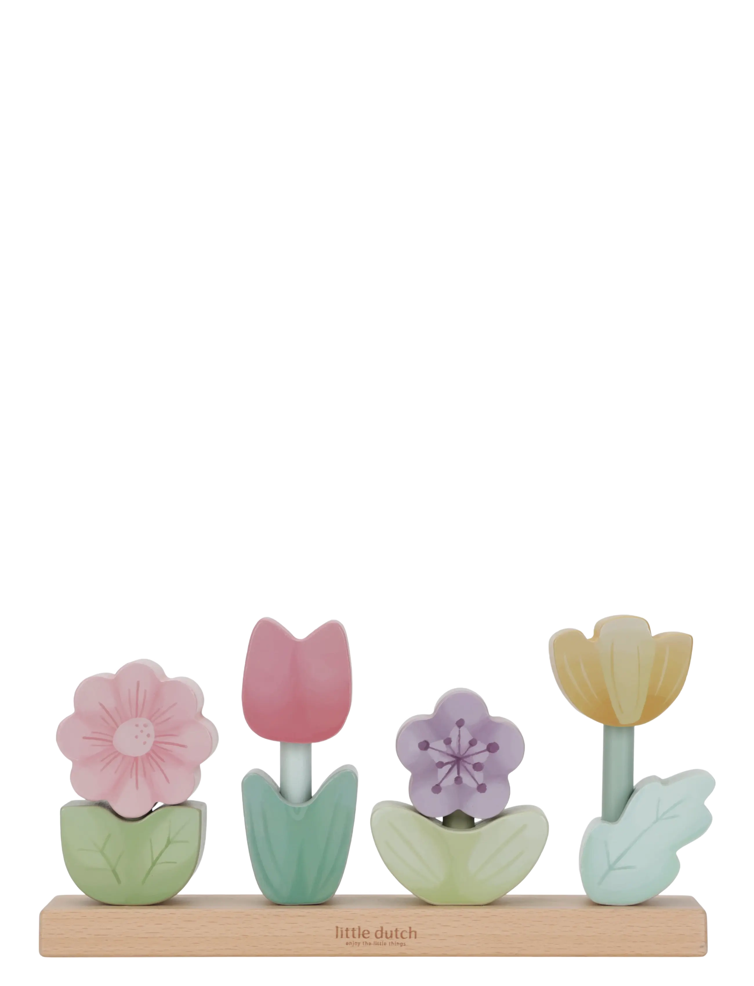 Little Dutch Little Dutch Stacking Puzzle Flowers Fairy Garden FSC - App deal - MULTI / multi