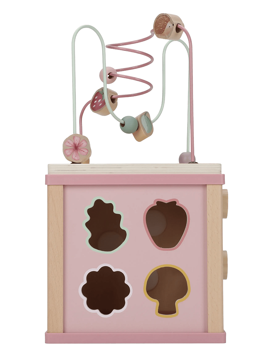 Little Dutch - Little Dutch Wooden Activity Cube Fairy Garden FSC - interaktiva leksaker - pink - 2