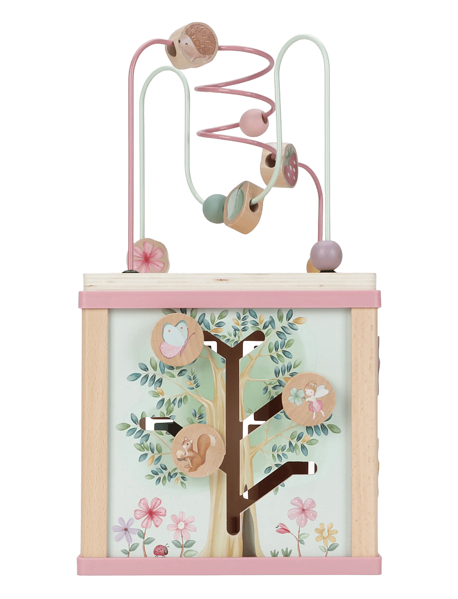 Little Dutch - Little Dutch Wooden Activity Cube Fairy Garden FSC - interaktiva leksaker - pink - 3