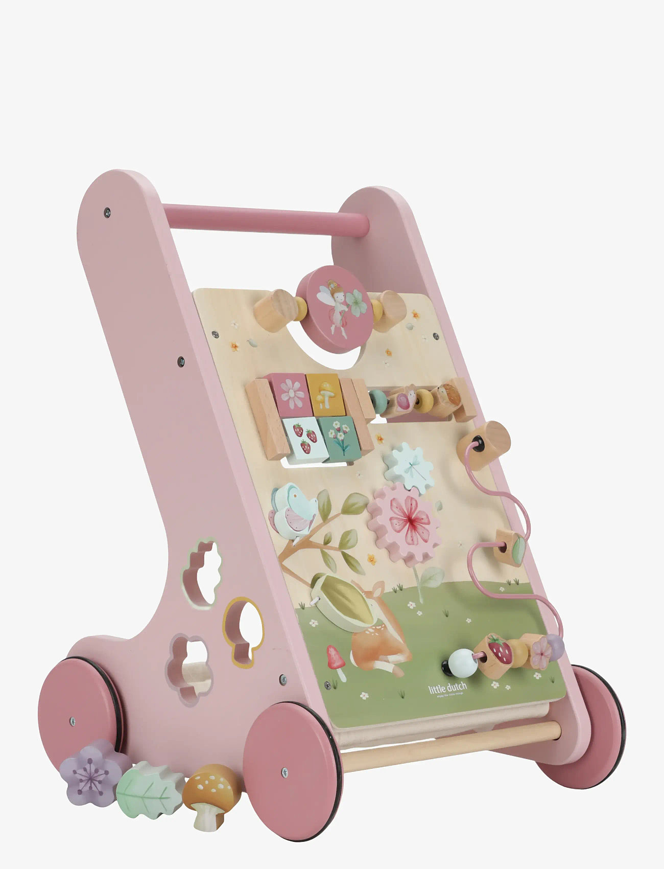 Little Dutch - Little Dutch Multi-activity Baby Walker  Fairy Garden FSC - interaktiva leksaker - pink - 0