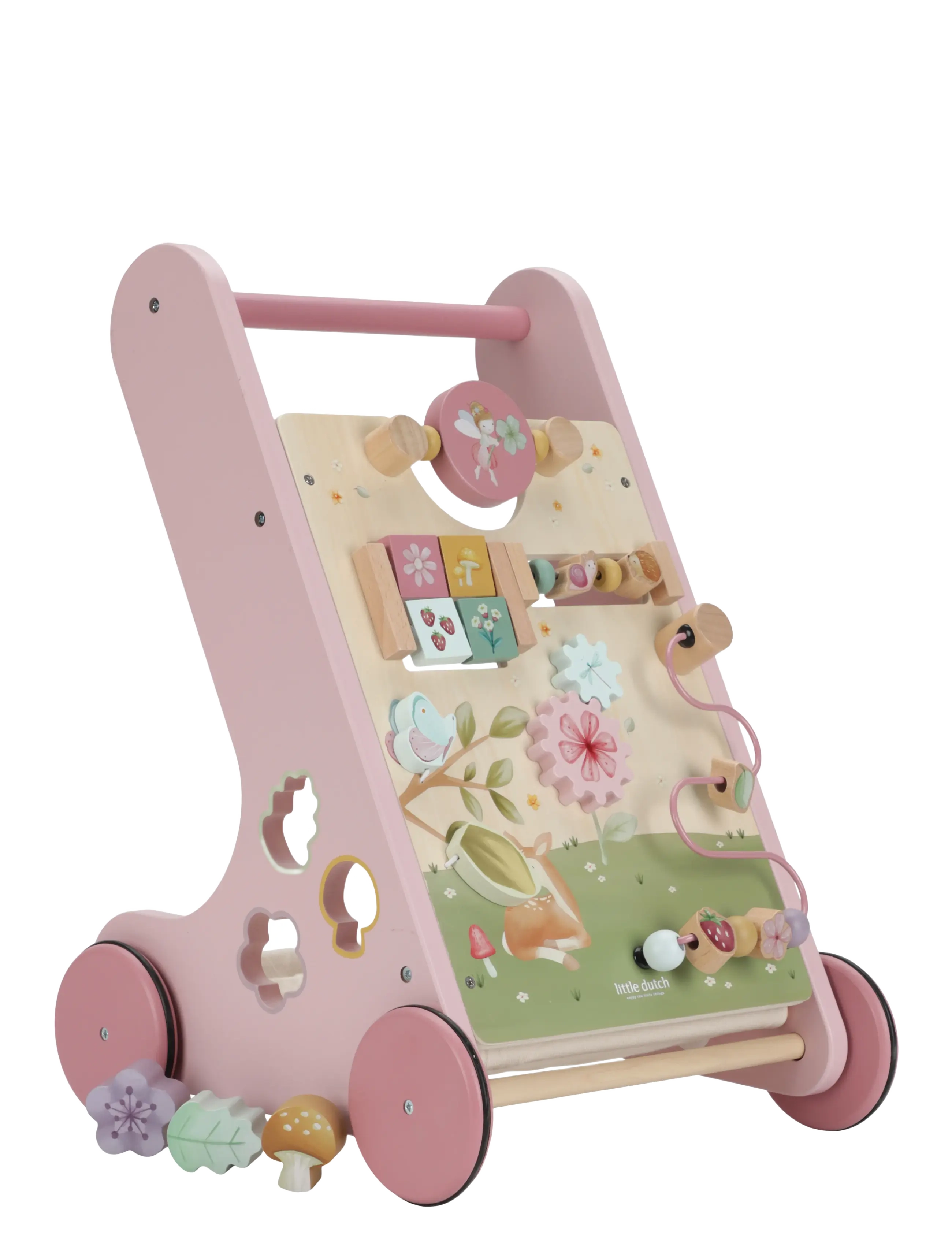 Little Dutch Little Dutch Multi-activity Baby Walker  Fairy Garden FSC - 4 for 3 - PINK / pink/rose