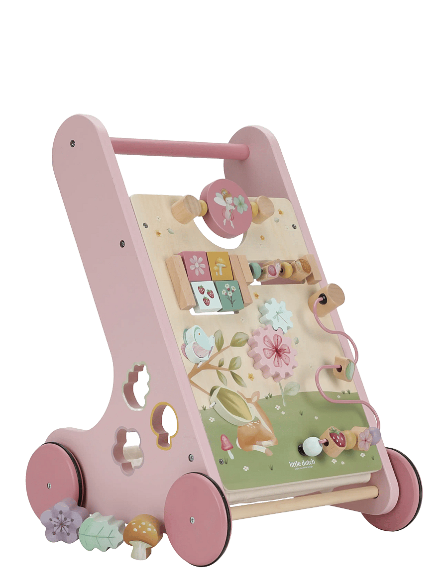 Little Dutch - Little Dutch Multi-activity Baby Walker Fairy Garden FSC - interaktivt legetøj - pink - 0