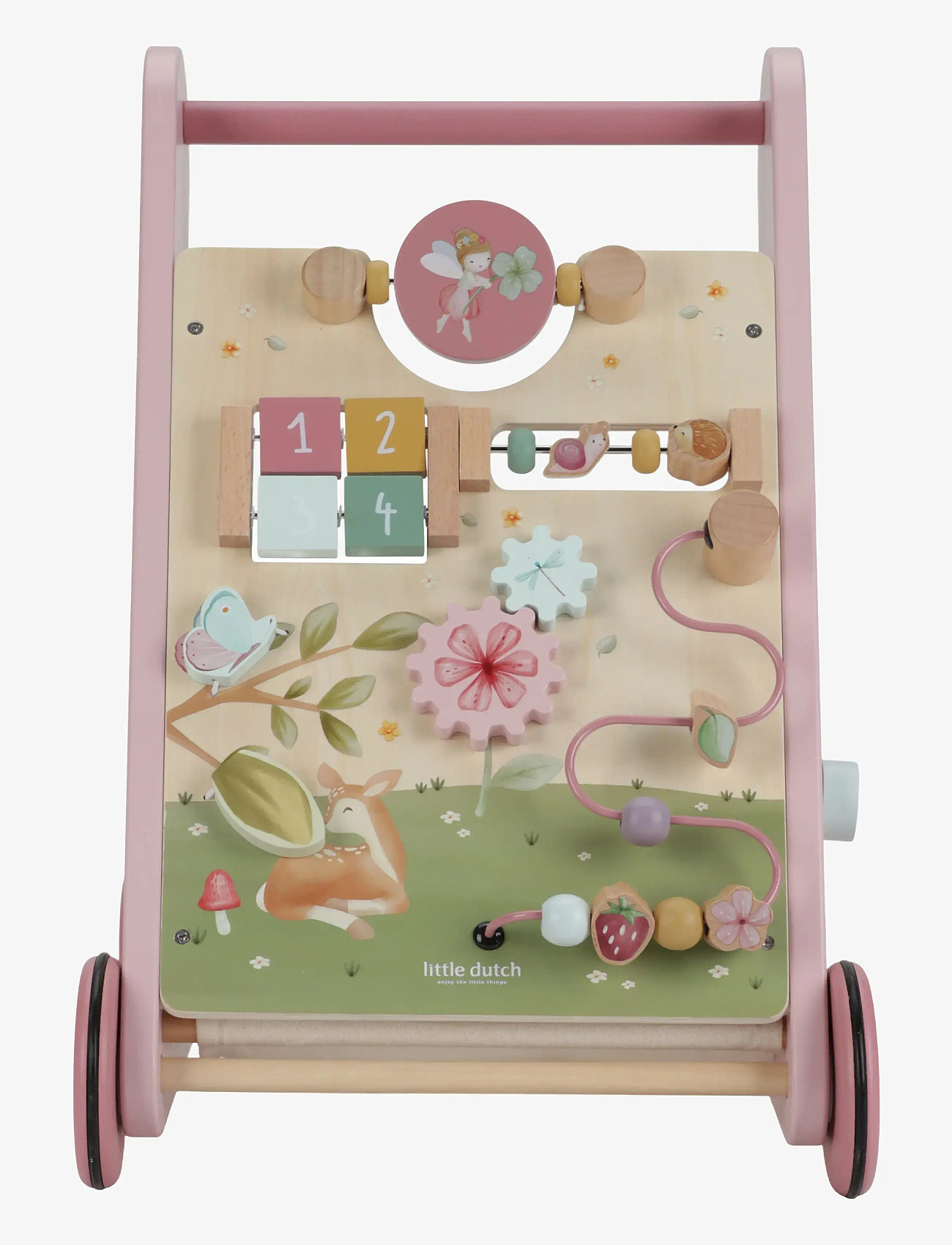 Little Dutch - Little Dutch Multi-activity Baby Walker  Fairy Garden FSC - interaktiva leksaker - pink - 2