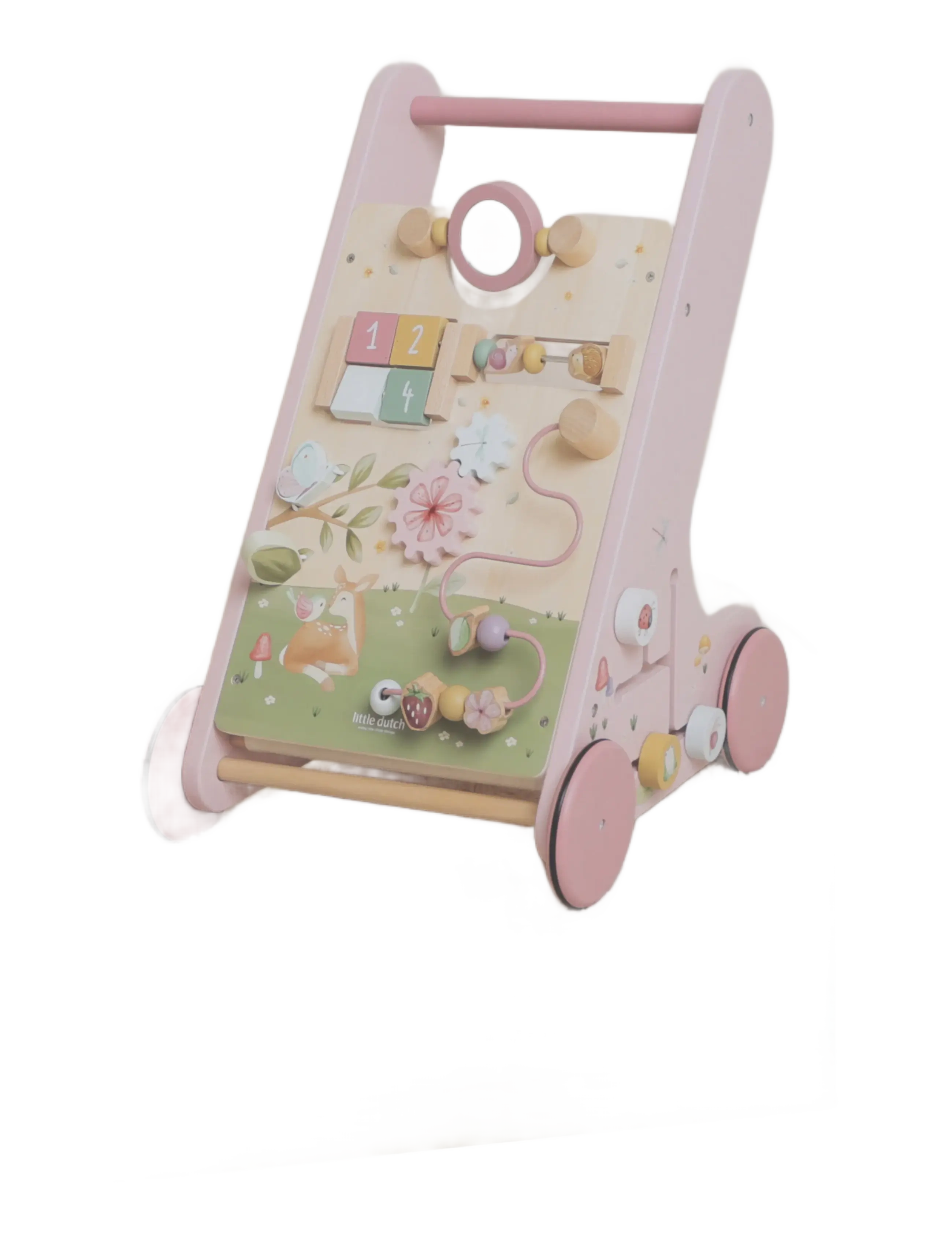 Little Dutch - Little Dutch Multi-activity Baby Walker  Fairy Garden FSC - pink - 4
