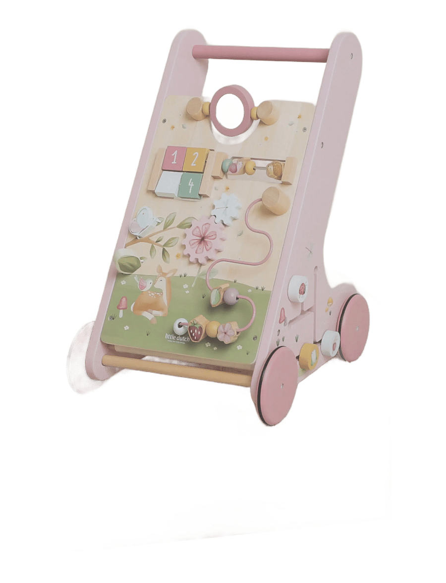 Little Dutch - Little Dutch Multi-activity Baby Walker Fairy Garden FSC - interaktivt legetøj - pink - 4
