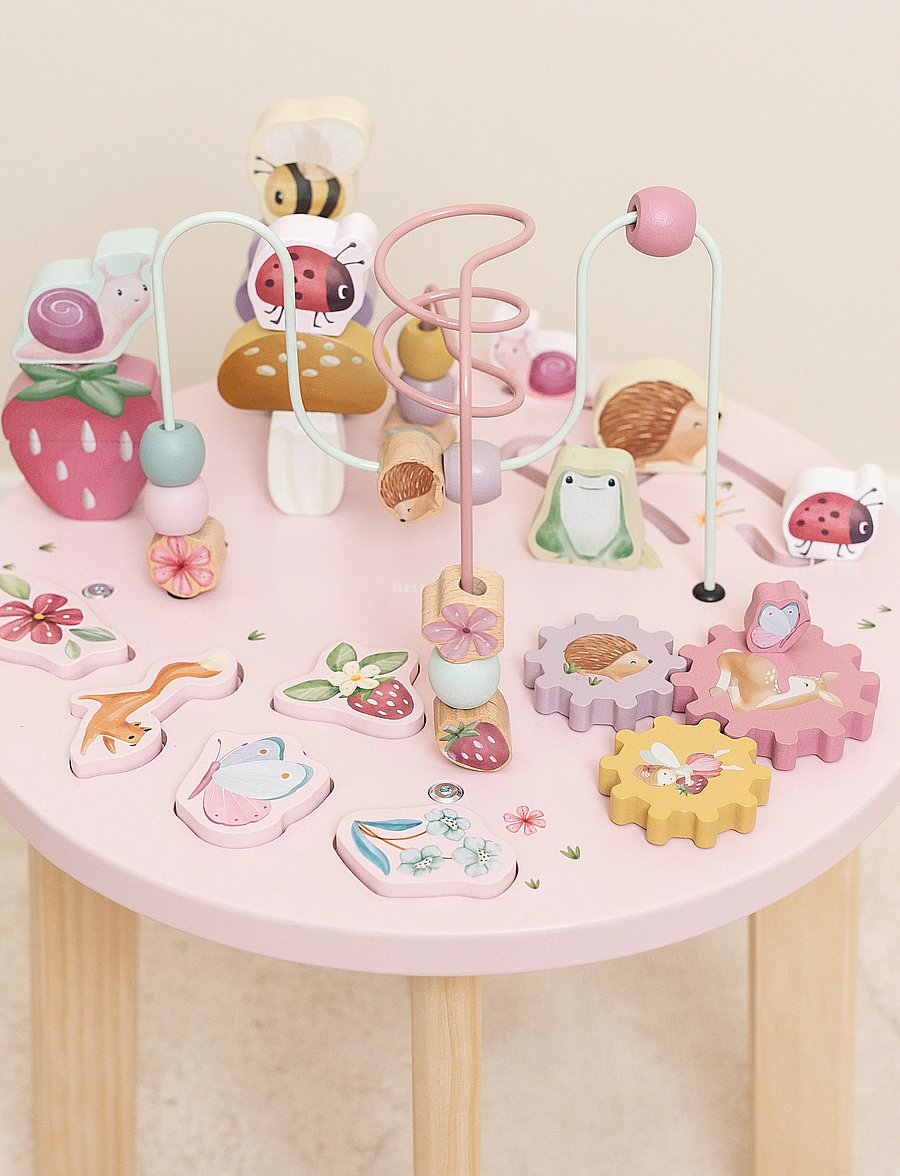 Little Dutch - Little Dutch Activity Table Fairy Garden FSC - interaktivt legetøj - pink - 3