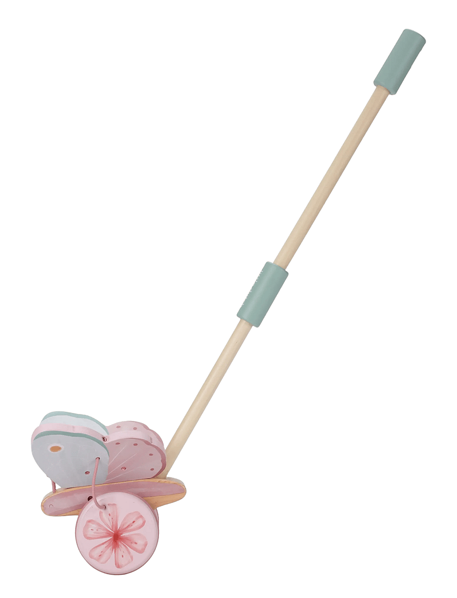 Little Dutch - Little Dutch Push-along Butterfly Fairy Garden FSC - gåstolar - pink - 1