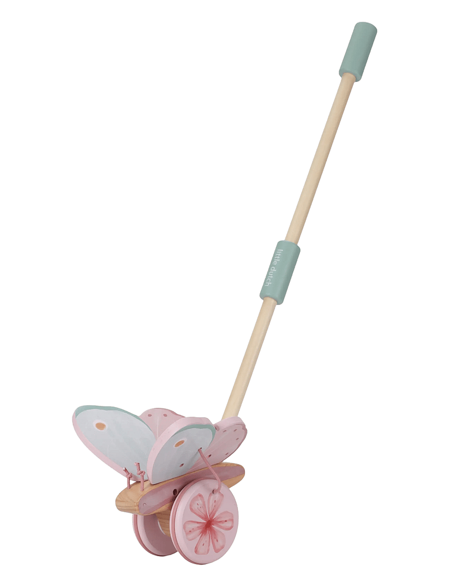 Little Dutch - Little Dutch Push-along Butterfly Fairy Garden FSC - gåstolar - pink - 2