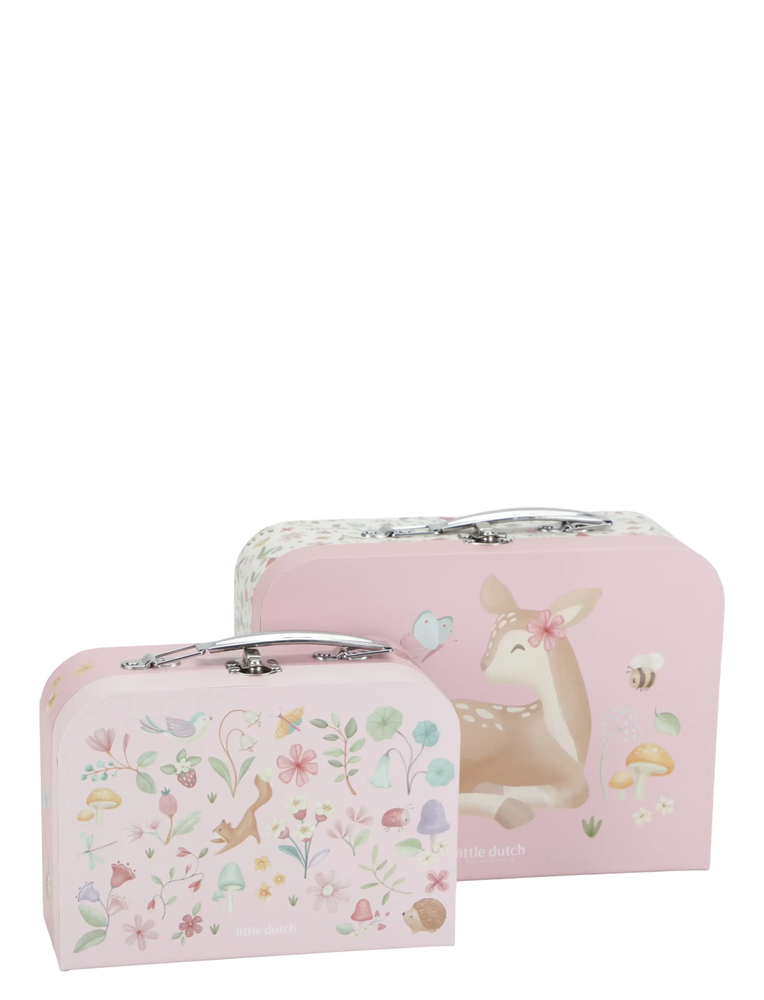 Little Dutch Little Dutch Suitcase set Fairy Garden pink FSC - Kids home - PINK / pink/rose