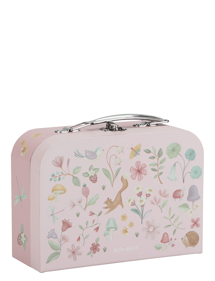 Little Dutch - Little Dutch Suitcase set Fairy Garden pink FSC - förvaringslådor - pink - 3