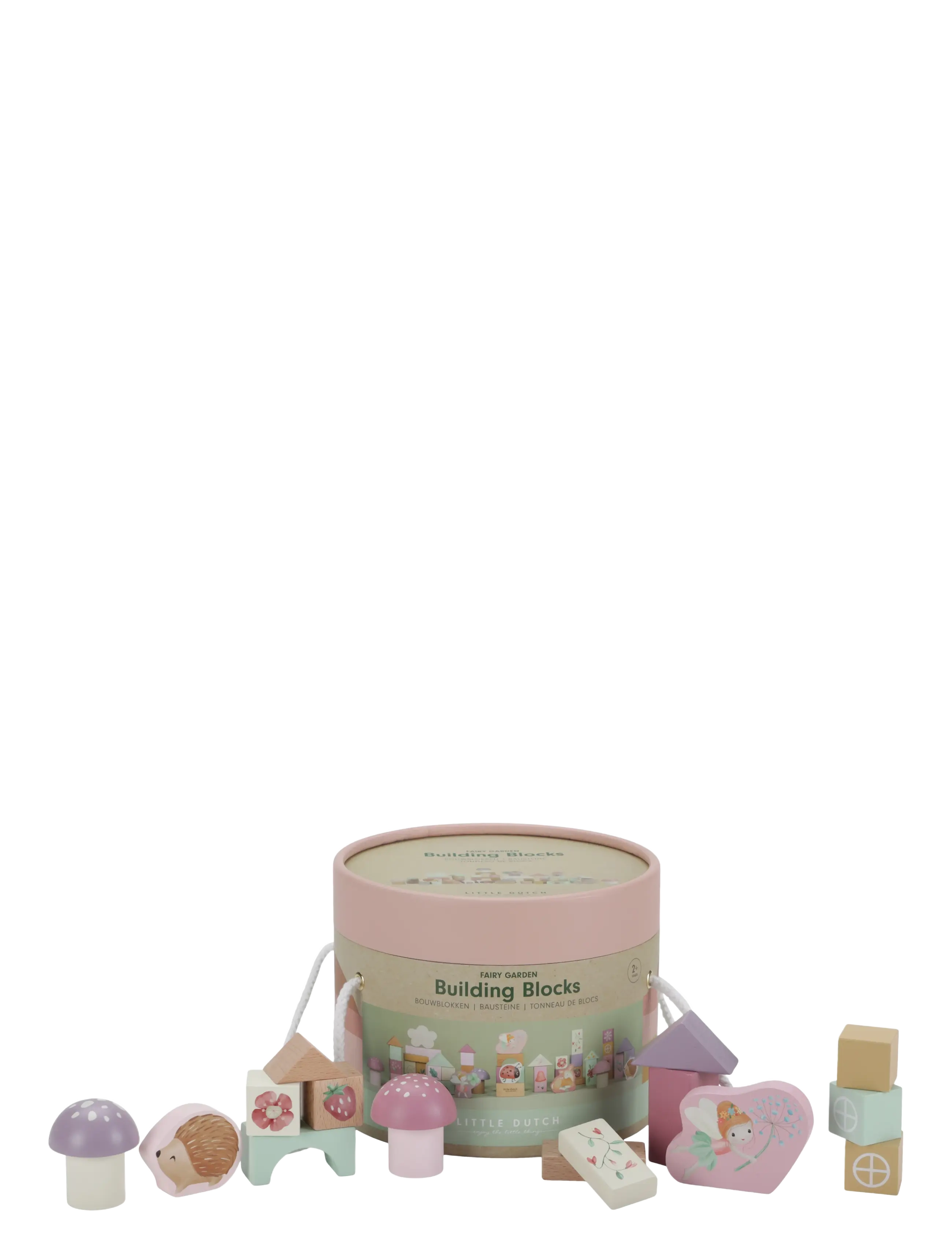 Little Dutch - Little Dutch Building Blocks Fairy Friends FSC - stapelbare blokk - pink - 1