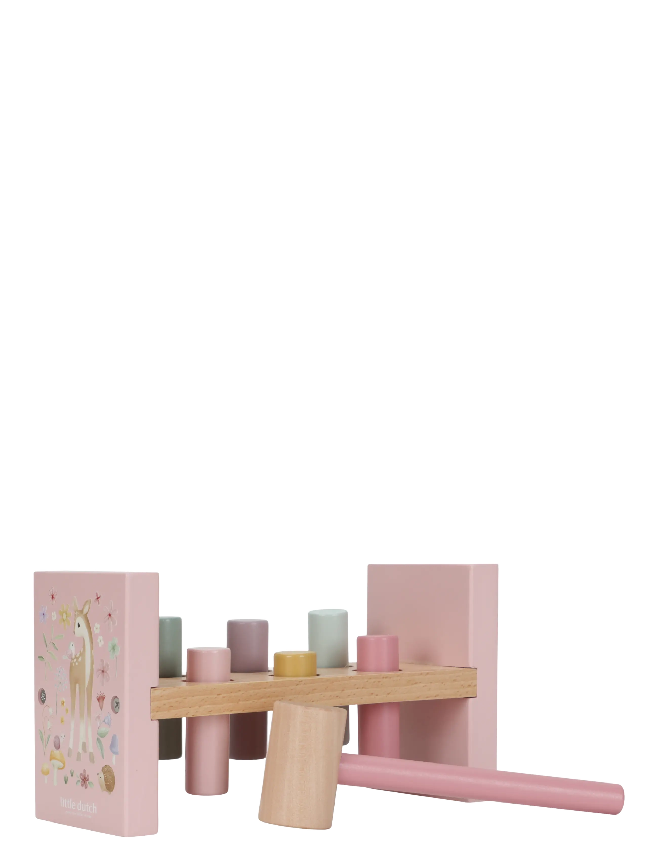Little Dutch Pounding Bench Fairy Garden Fsc, Børn, Hammer Bench Toy, Pink, Str: ONE SIZE