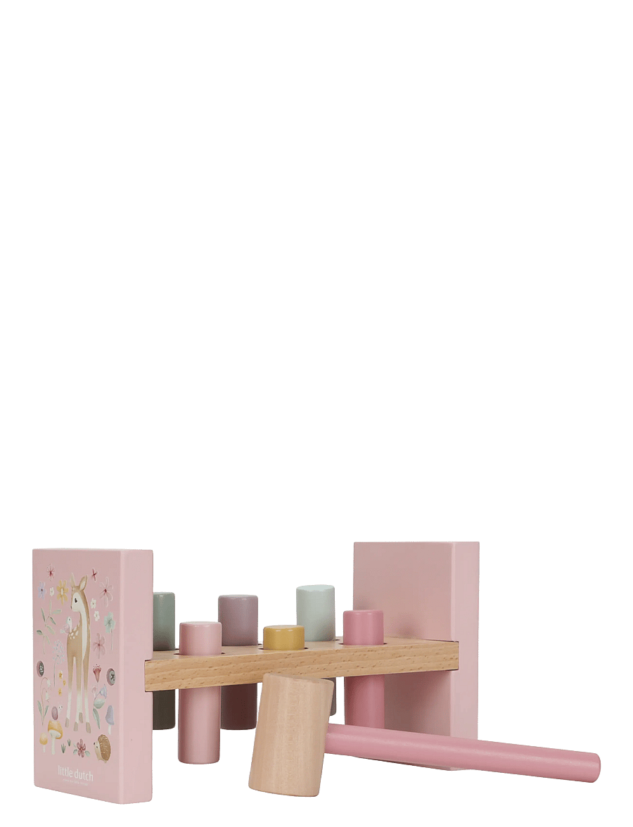 Little Dutch - Little Dutch Pounding Bench Fairy Garden FSC - bultbrädor - pink - 0