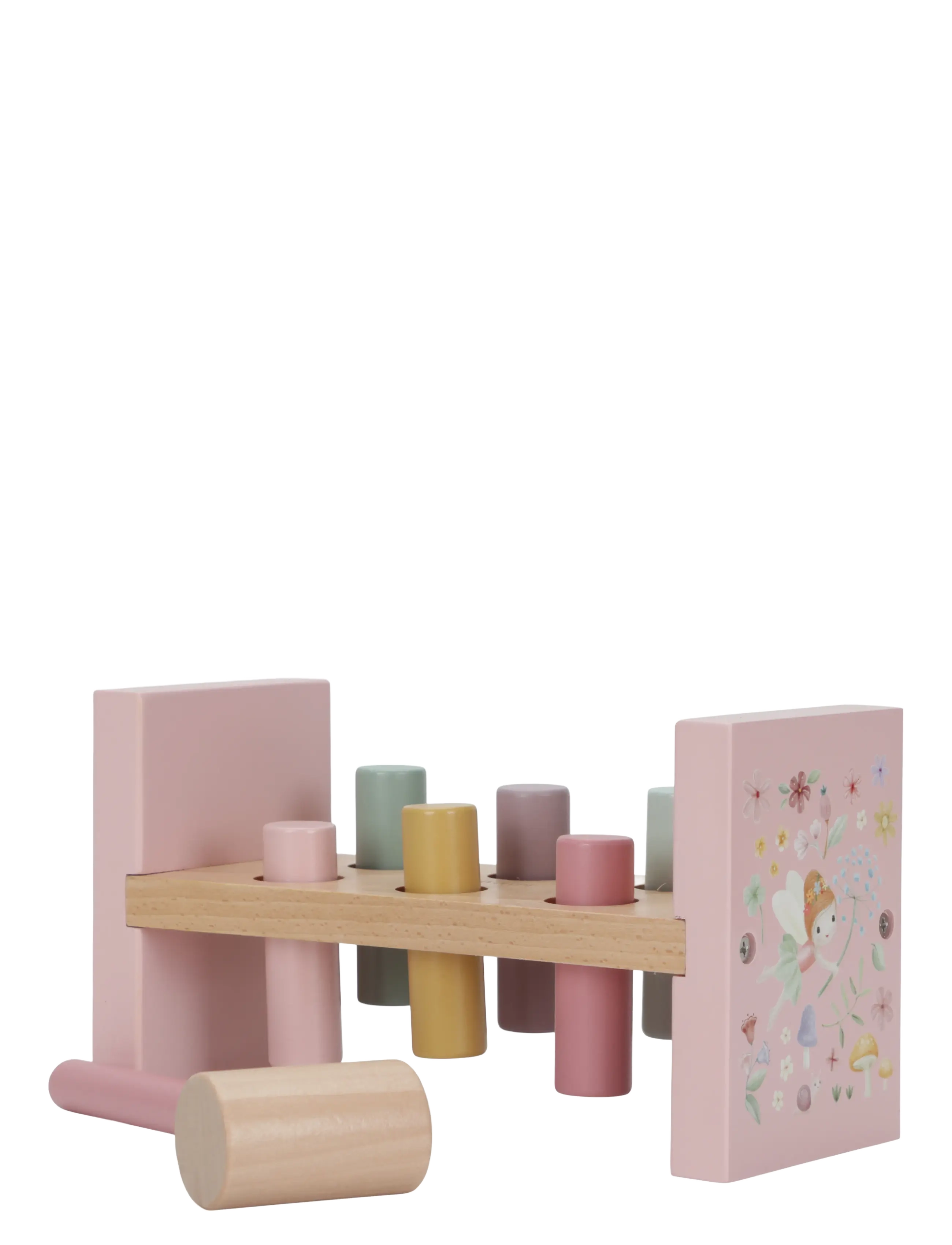 Little Dutch - Little Dutch Pounding Bench Fairy Garden FSC - hammerbrætter - pink - 1
