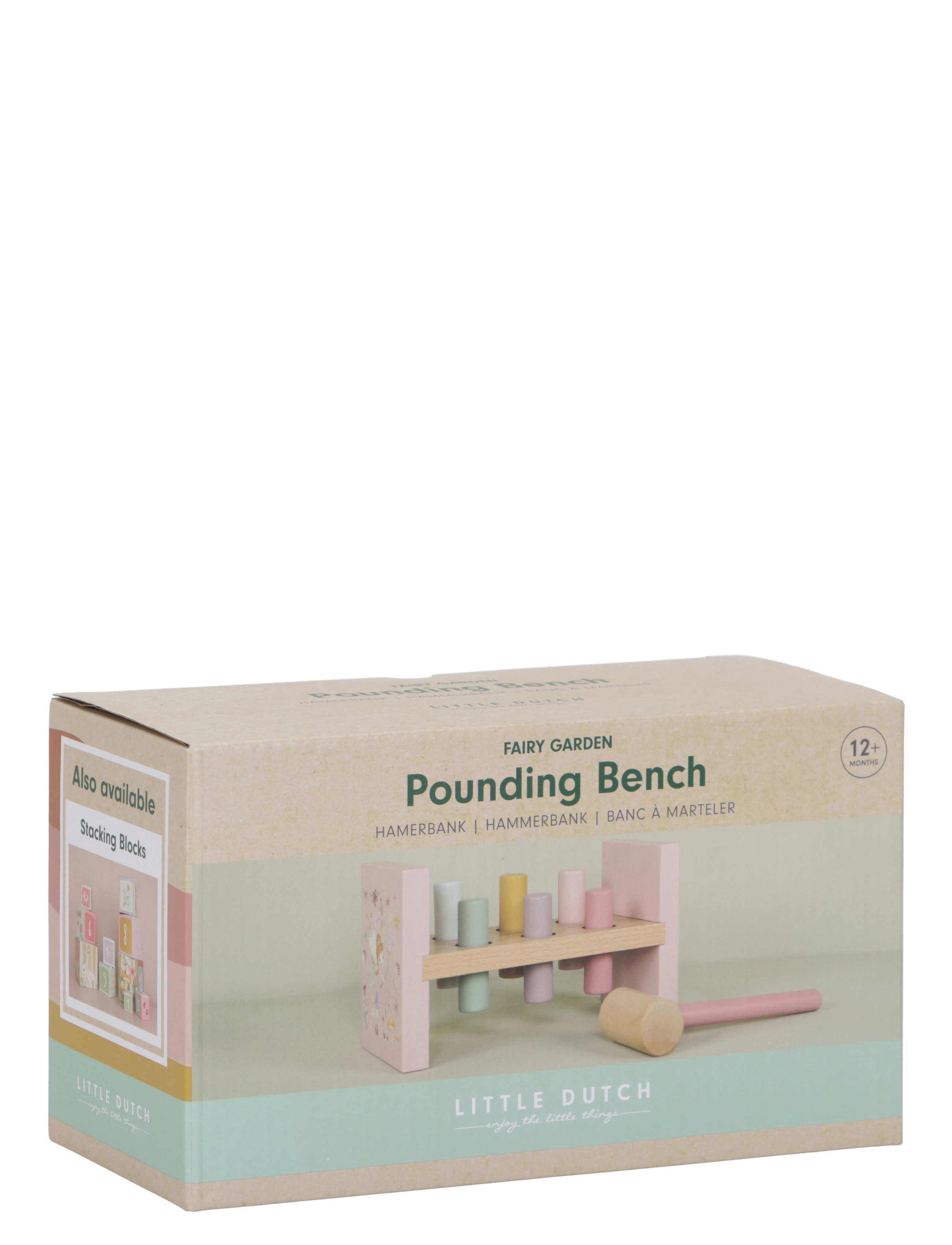 Little Dutch - Little Dutch Pounding Bench Fairy Garden FSC - hammerbrætter - pink - 3