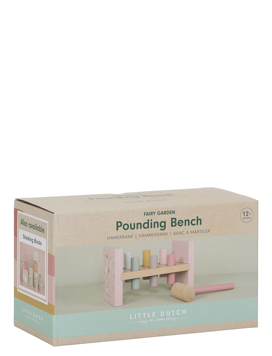 Little Dutch - Little Dutch Pounding Bench Fairy Garden FSC - bultbrädor - pink - 3