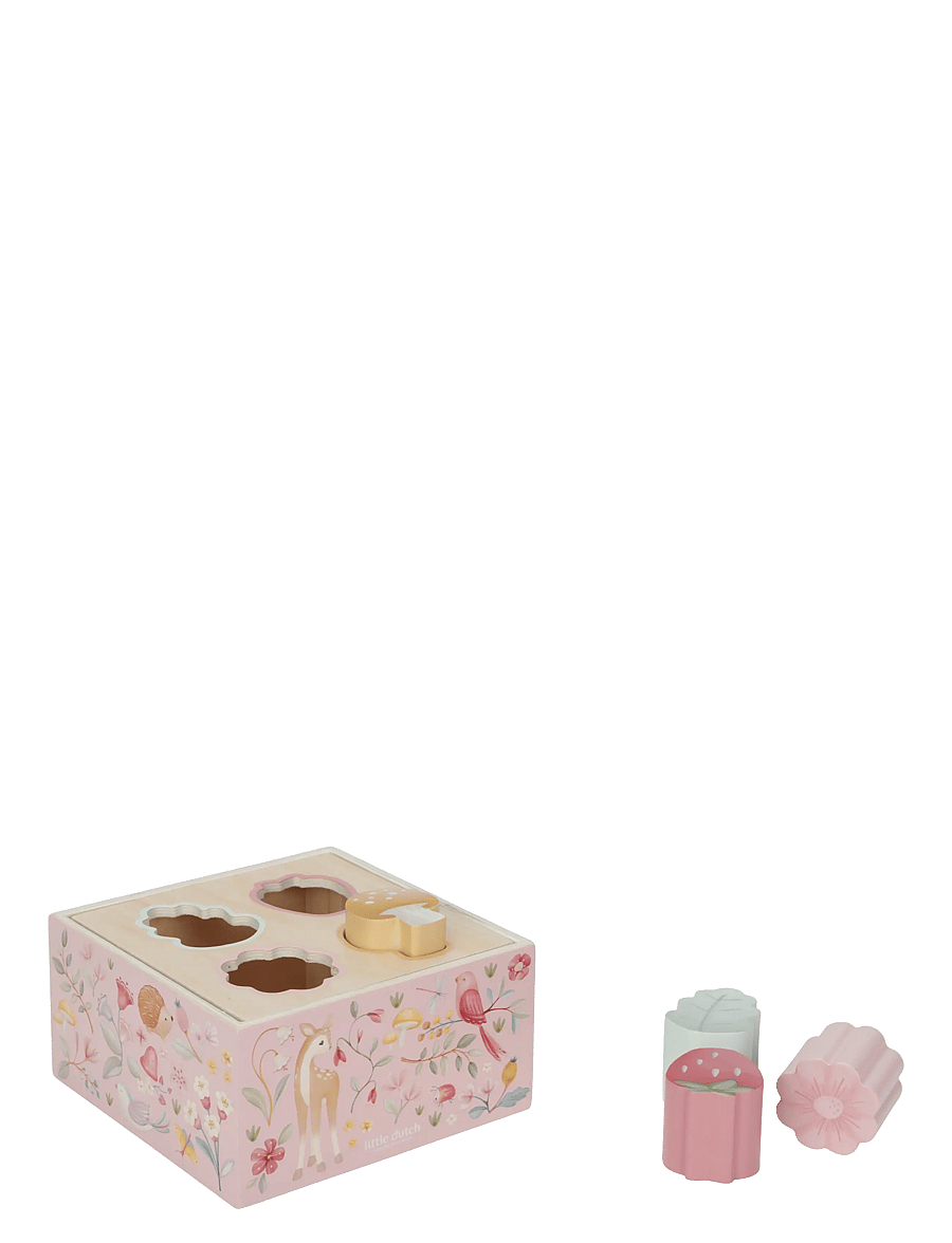 Little Dutch - Shape Sorter Fairy Garden - plocklådor - pink - 1