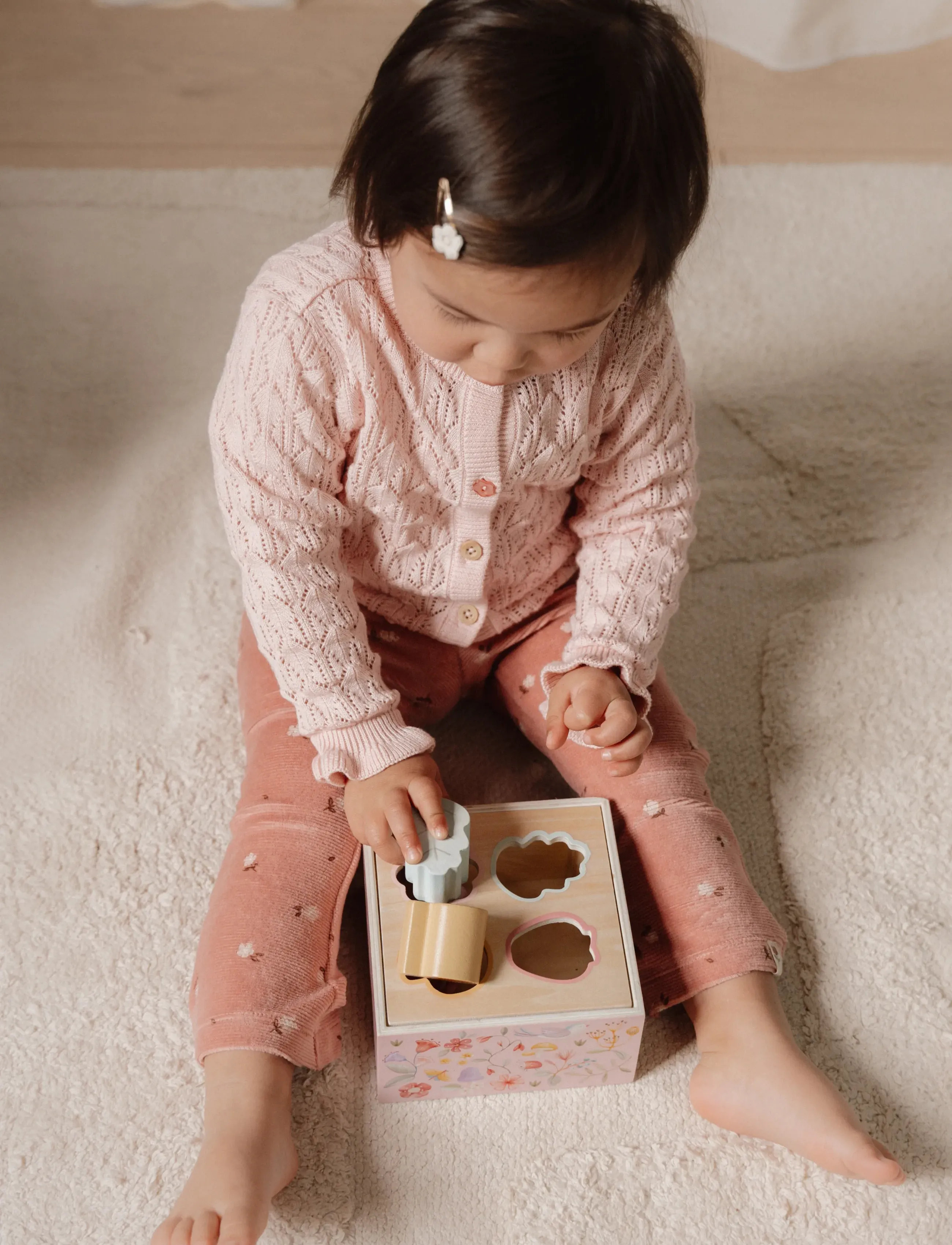 Little Dutch Shape Sorter Fairy Garden, Børn, Sorting Box Toy, Pink, Str: ONE SIZE