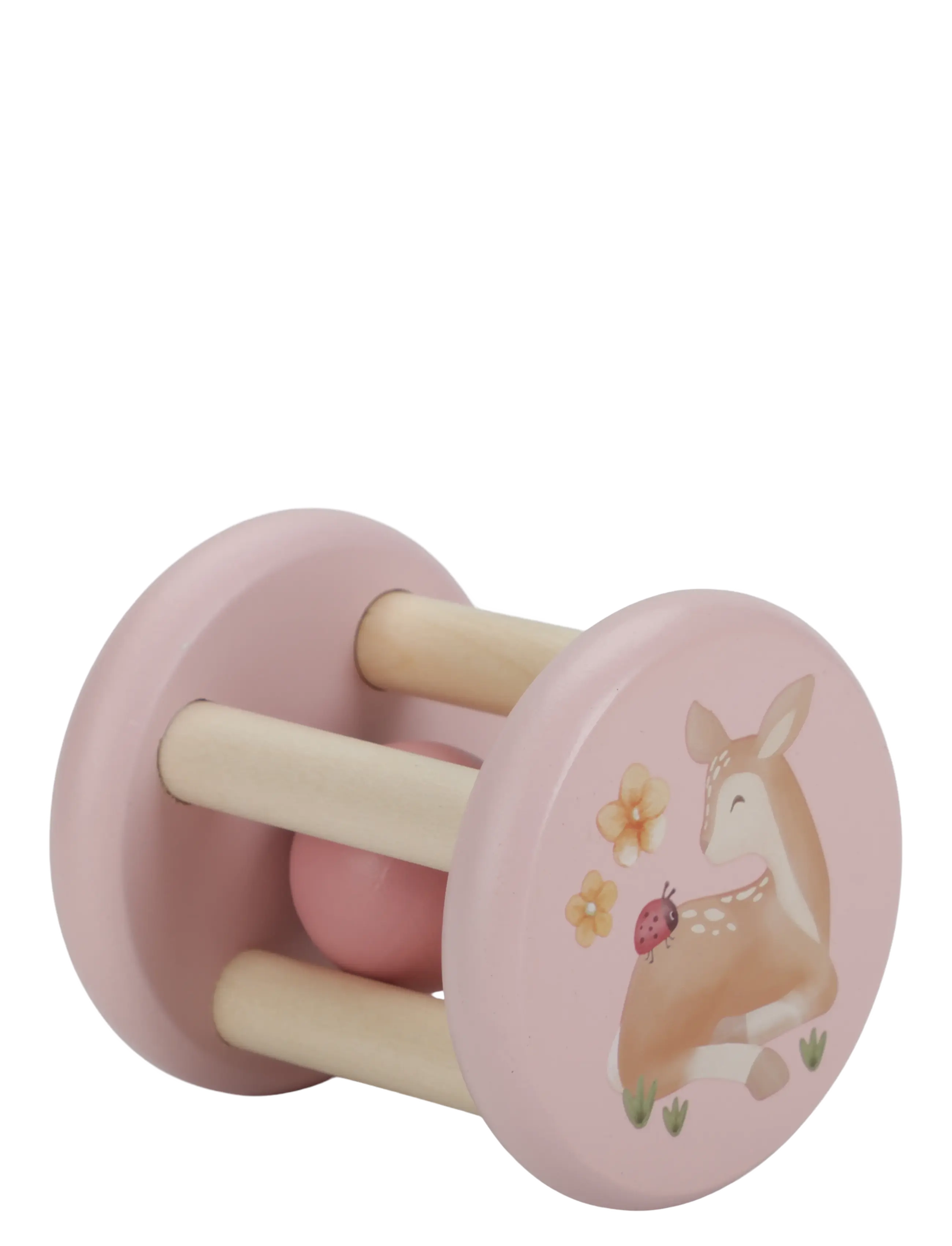 Little Dutch Roller rattle Fairy Garden - Leksaker - PINK / pink/rose