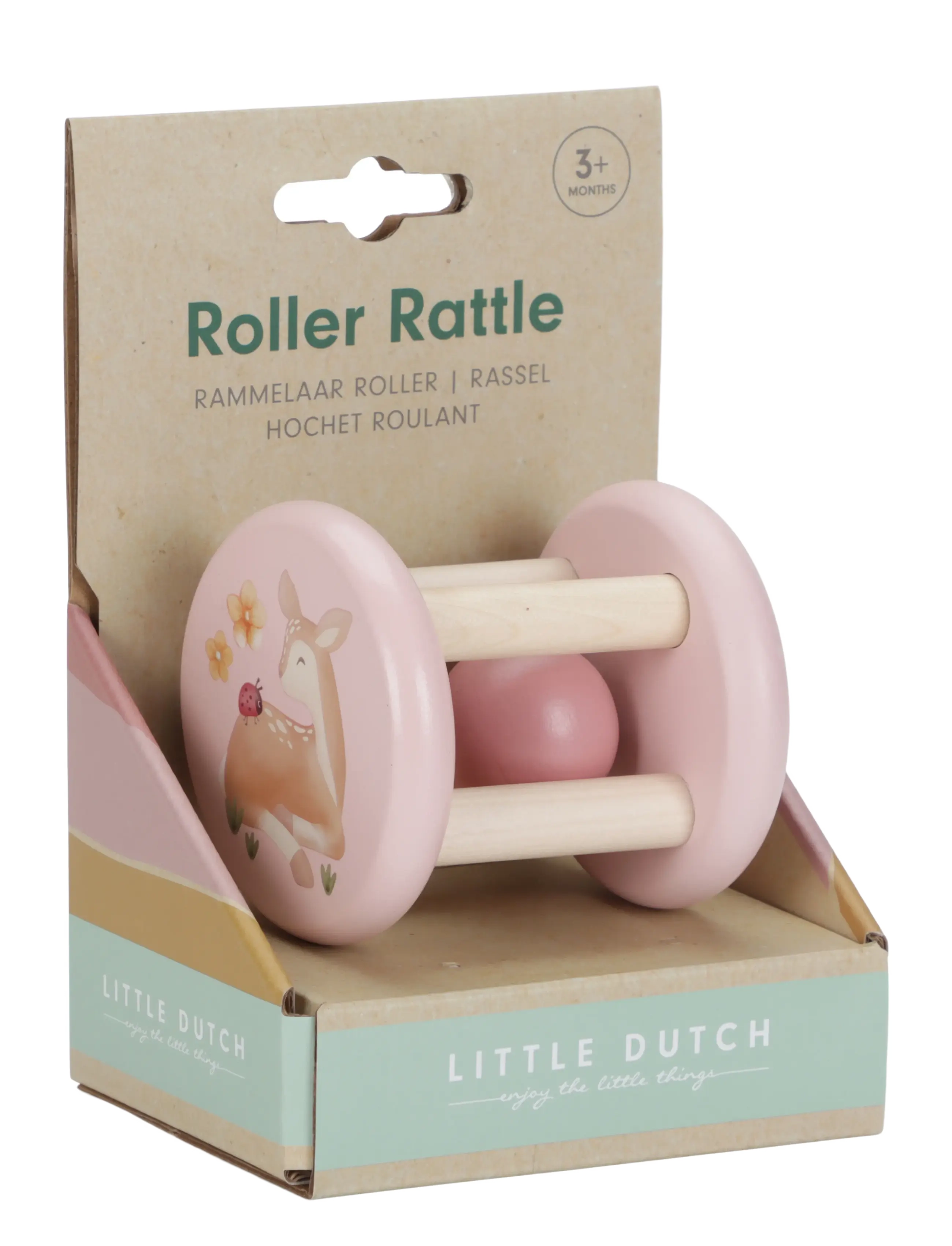 Little Dutch - Roller rattle Fairy Garden - pink - 3