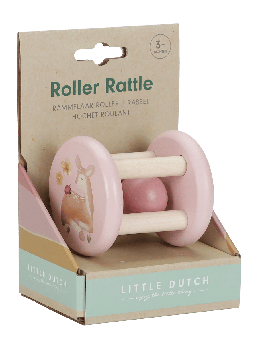 Little Dutch - Roller rattle Fairy Garden - skallror - pink - 3