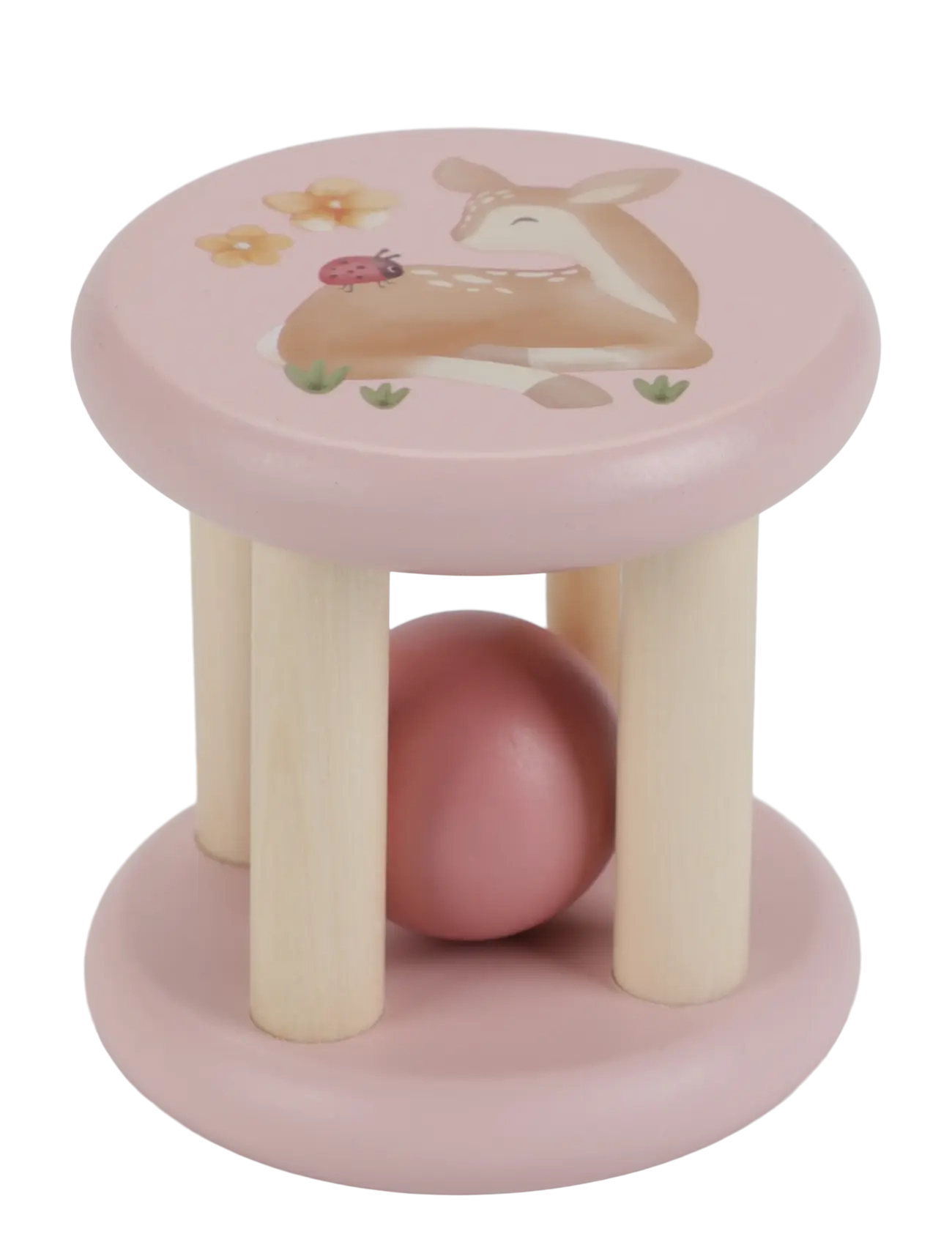 Little Dutch - Roller rattle Fairy Garden - skallror - pink - 4