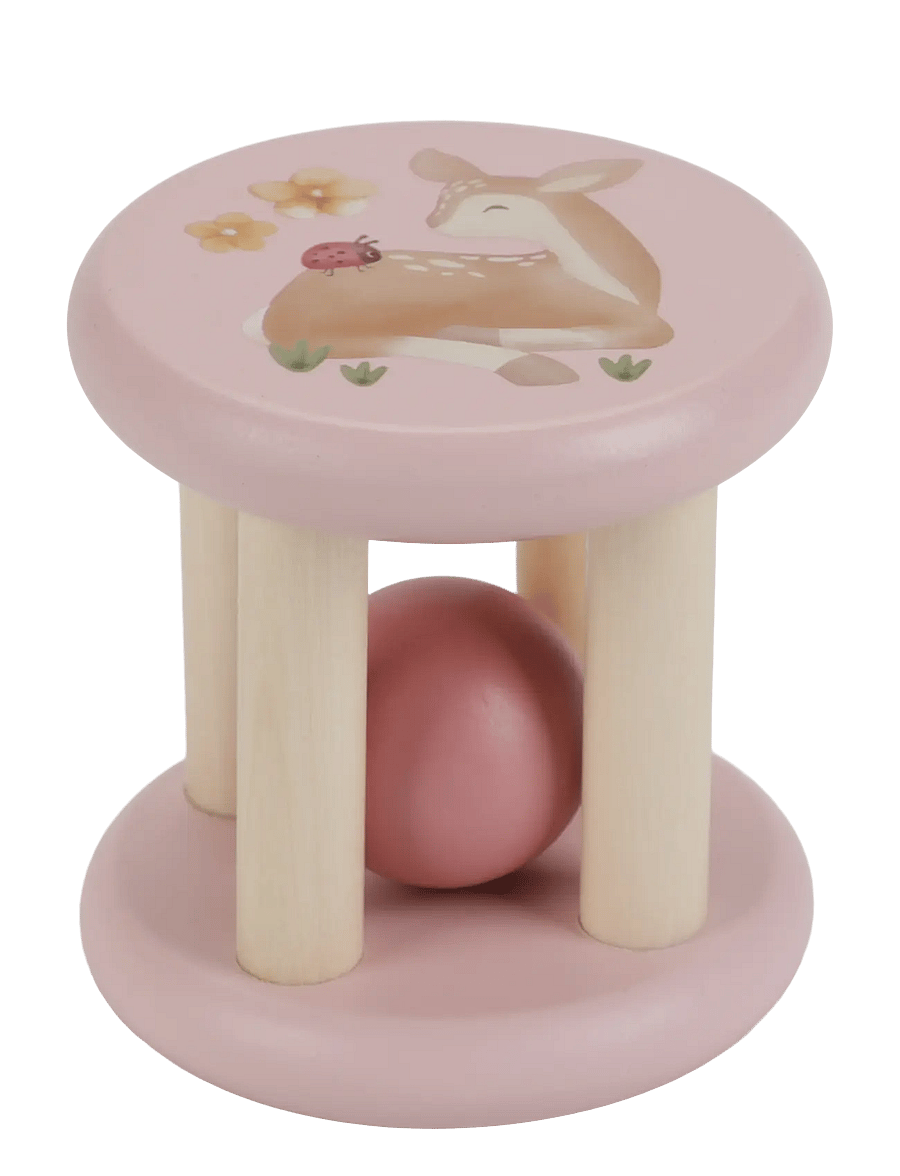 Little Dutch - Roller rattle Fairy Garden - skallror - pink - 4