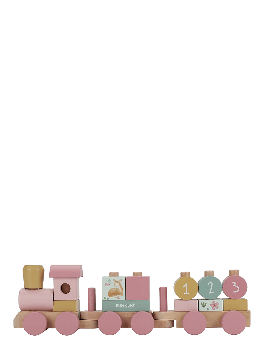 Little Dutch - Little Dutch Stacking Train Fairy Garden FSC - tog - pink - 0