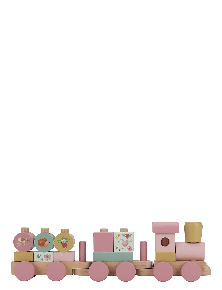 Little Dutch - Little Dutch Stacking Train Fairy Garden FSC - tog - pink - 1