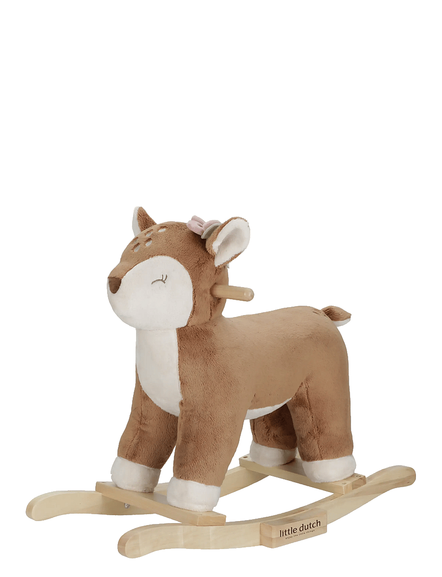 Little Dutch - Rocking deer Fairy Garden - gungdjur - brown - 1