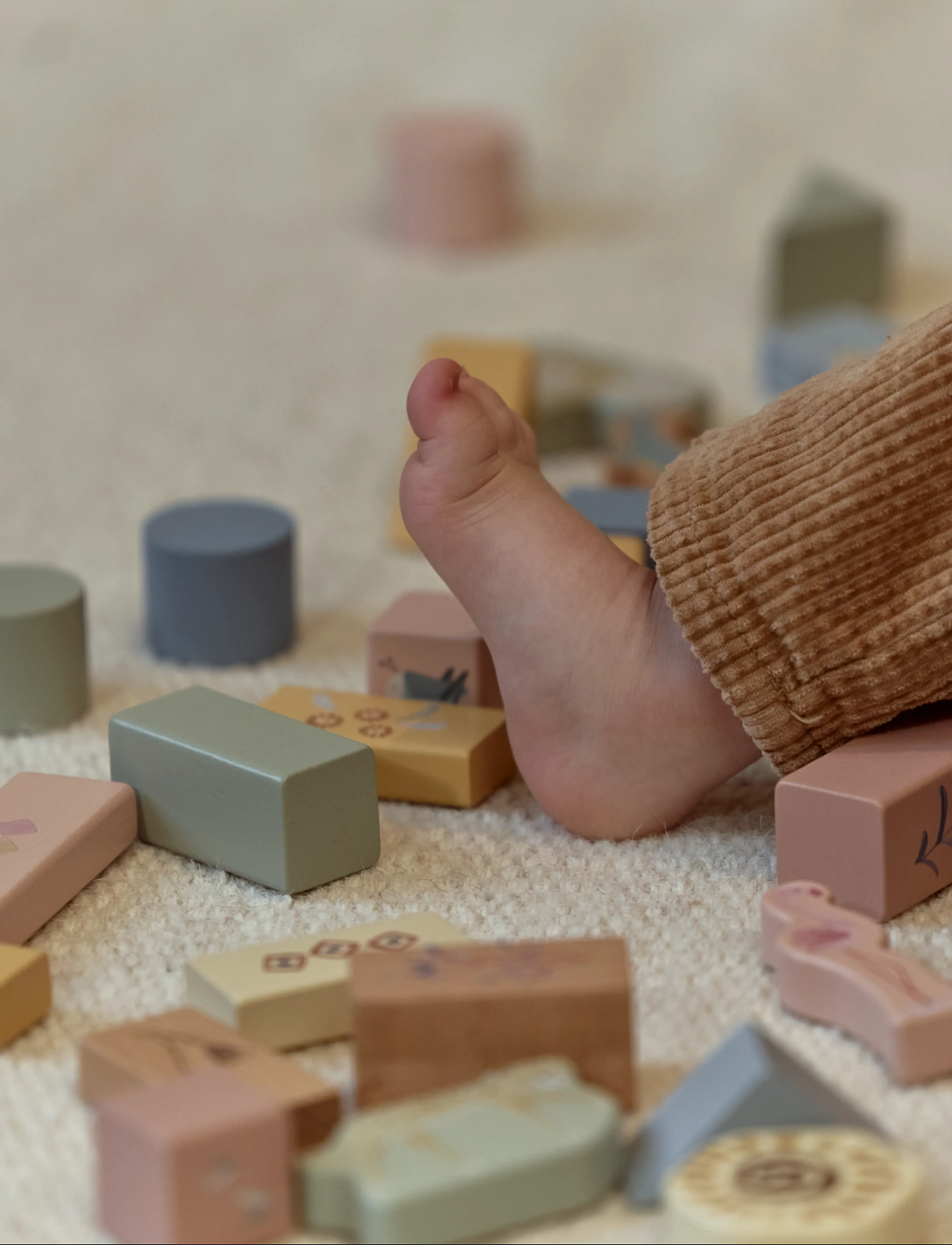 Little Dutch - Little Dutch - Wooden Building Blocks - Safari Friends - byggklossar - green - 5
