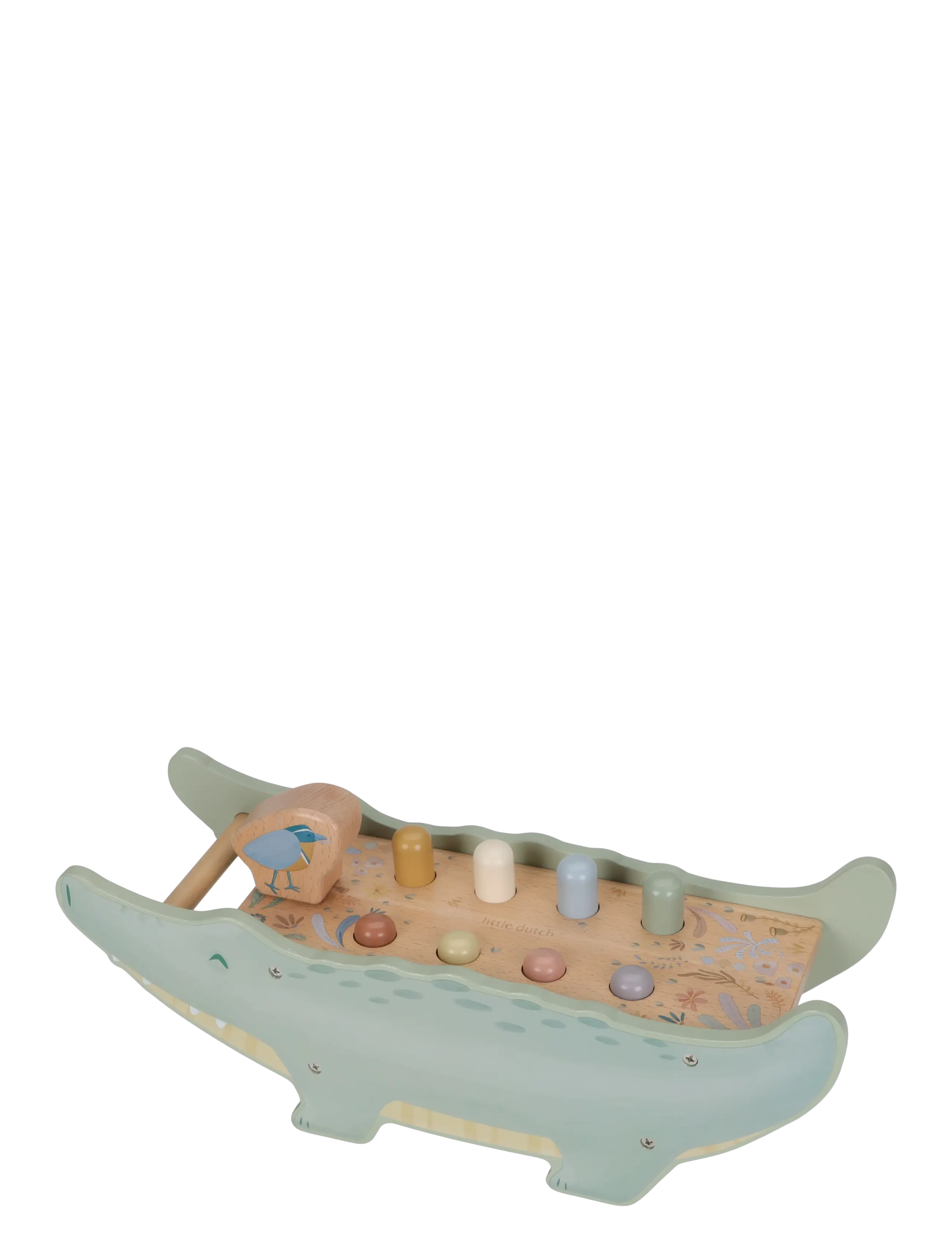 Little Dutch Little Dutch - Wooden Hammer Bench - Safari Friends (Green ...