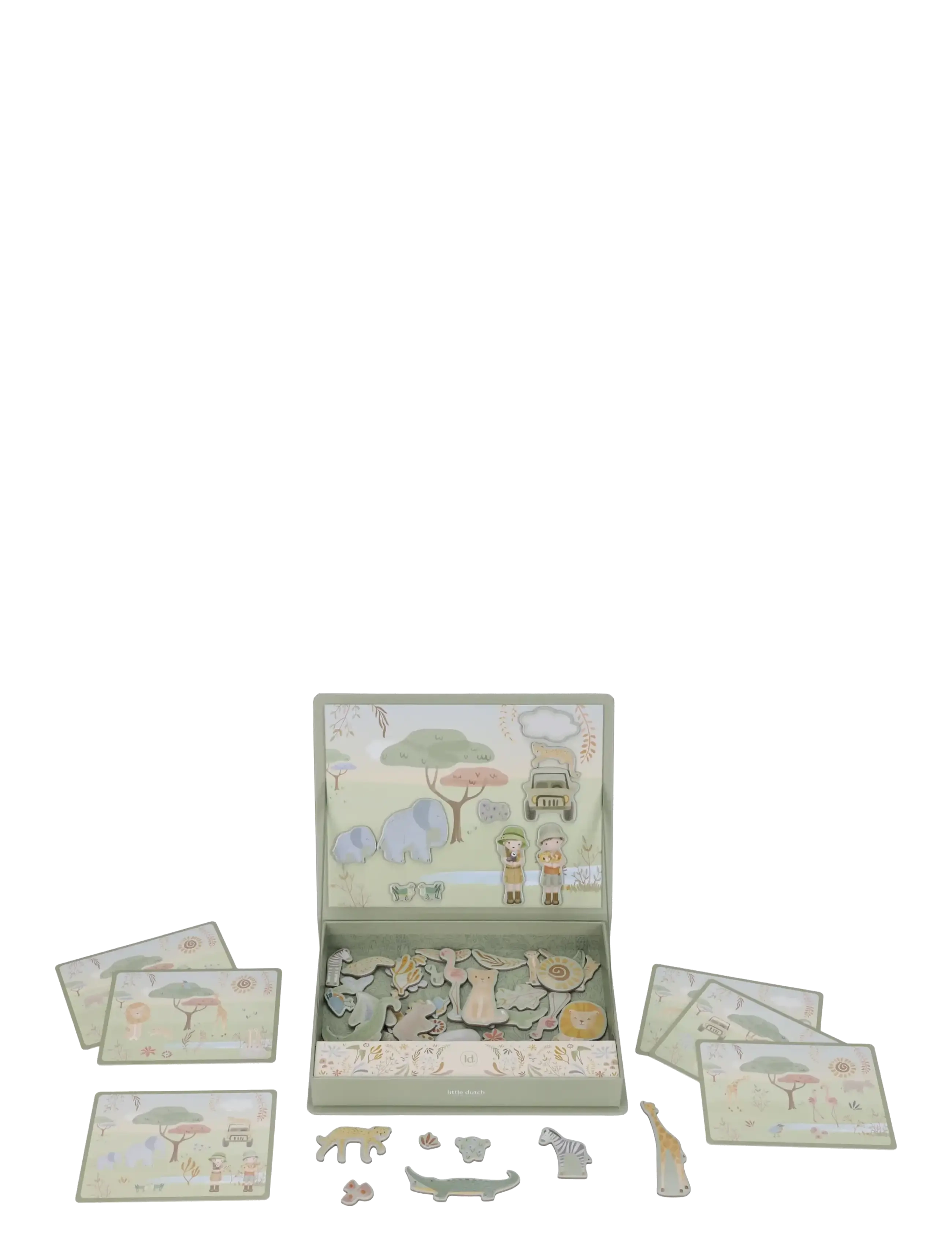 Little Dutch Little Dutch - Magnetic play board - Safari Friends - Inomhus leksaker - GREEN / green