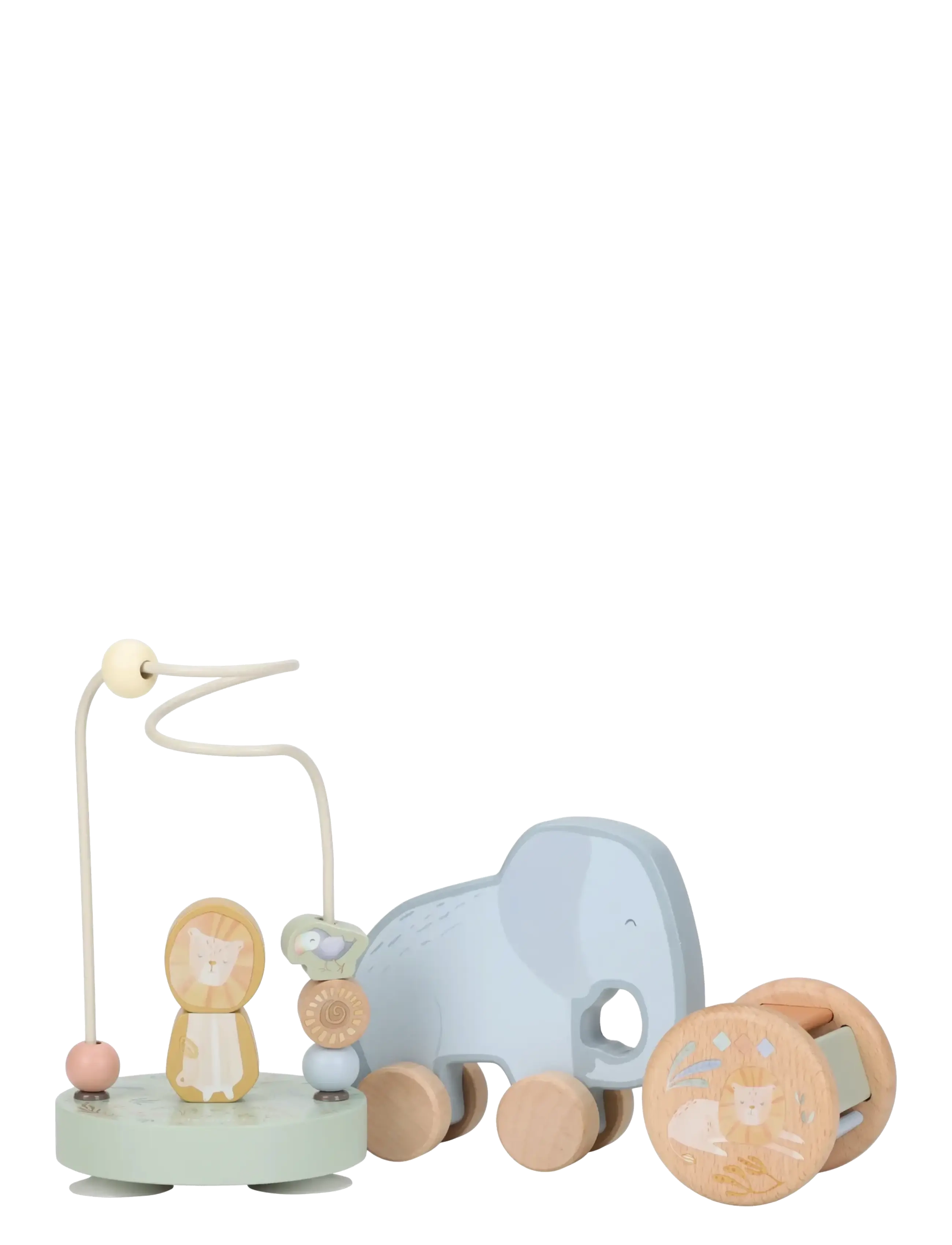 Little Dutch - Little Dutch - Wooden Gift Set - Safari Friends - shoppa efter ålder - green - 2