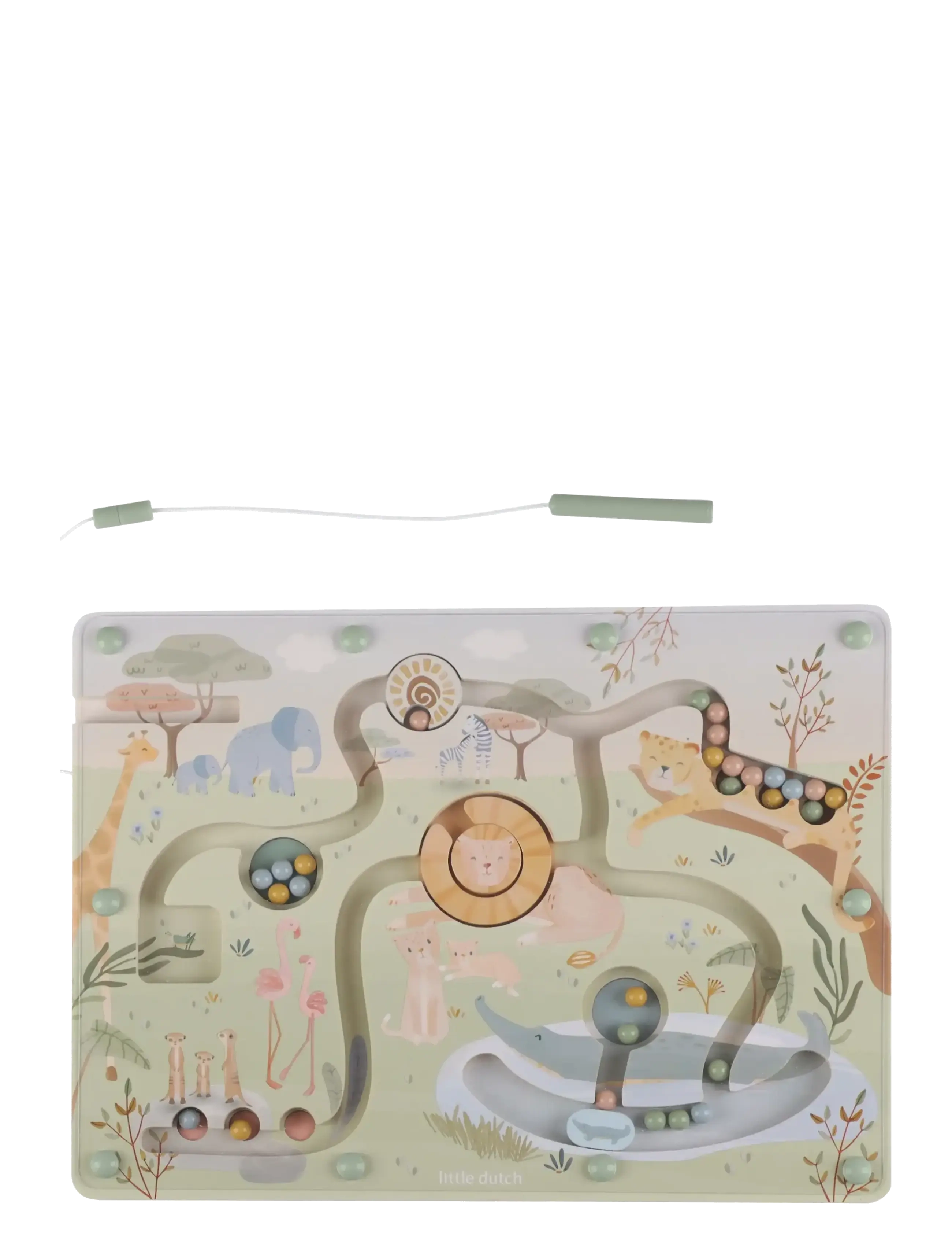 Little Dutch Little Dutch - Magnetic Maze - Safari Friends - Inomhus leksaker - GREEN / green