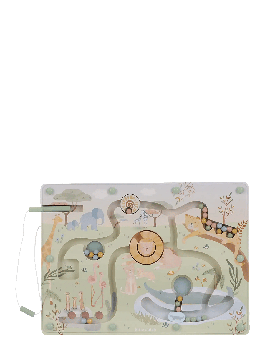 Little Dutch - Little Dutch - Magnetic Maze - Safari Friends - aktive spil - green - 1