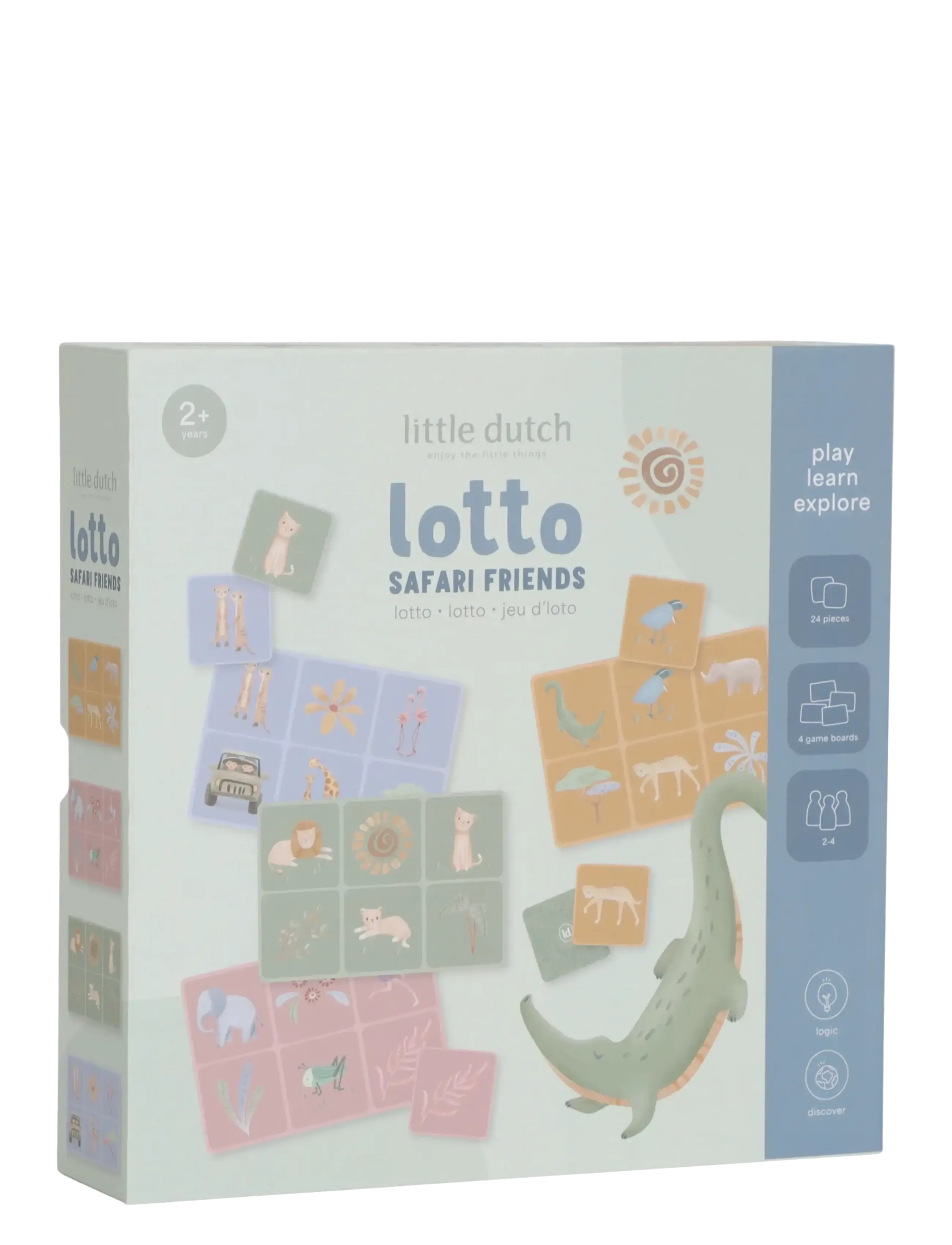 Little Dutch Little Dutch - Lotto game - Safari Friends - Inomhus leksaker - BLUE / multi