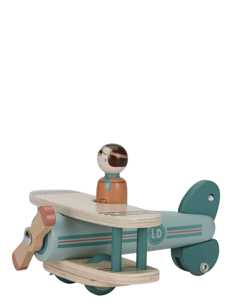 Little Dutch - Little Dutch Toy Airplane FSC - fly - blue - 1