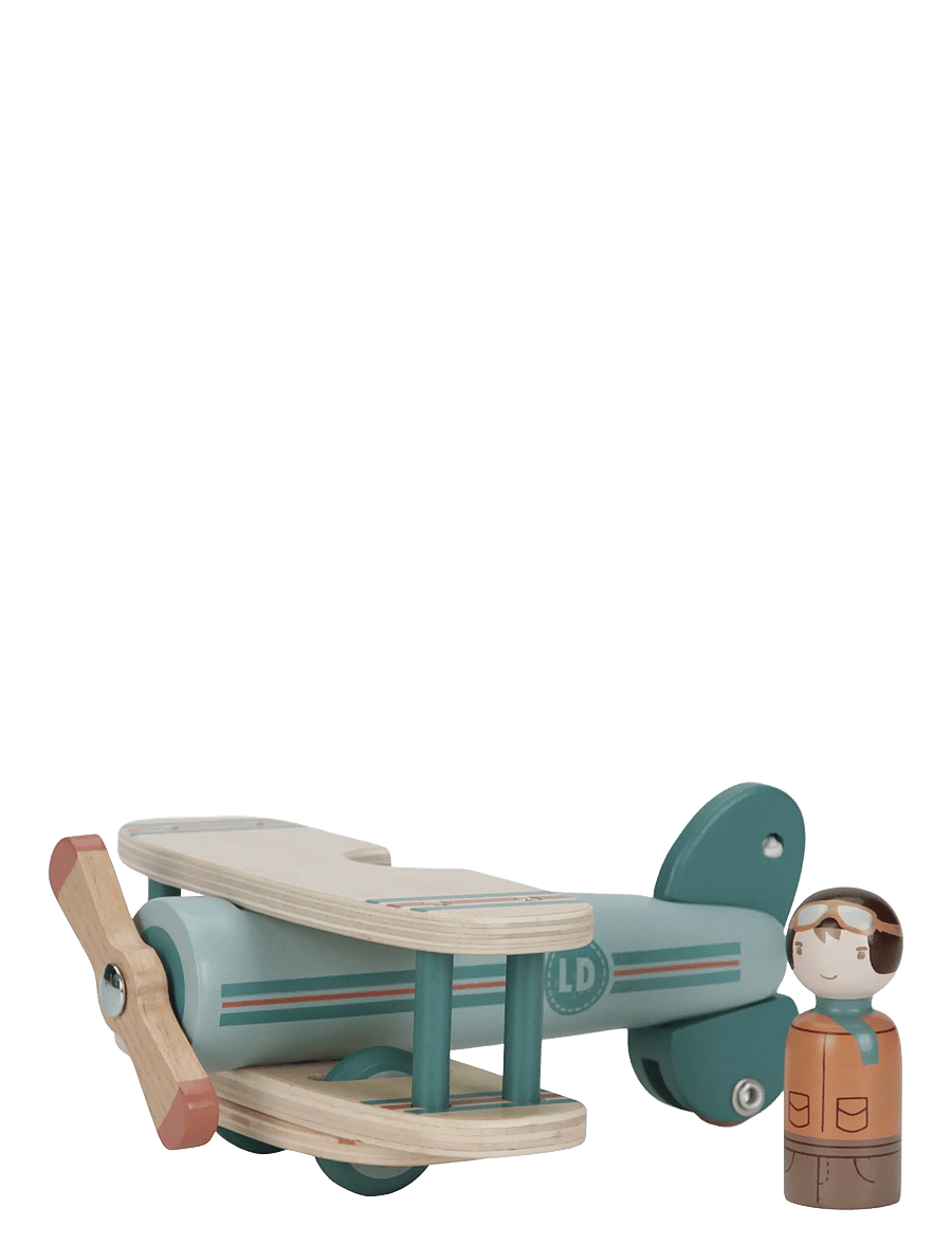 Little Dutch - Little Dutch Toy Airplane FSC - fly - blue - 2