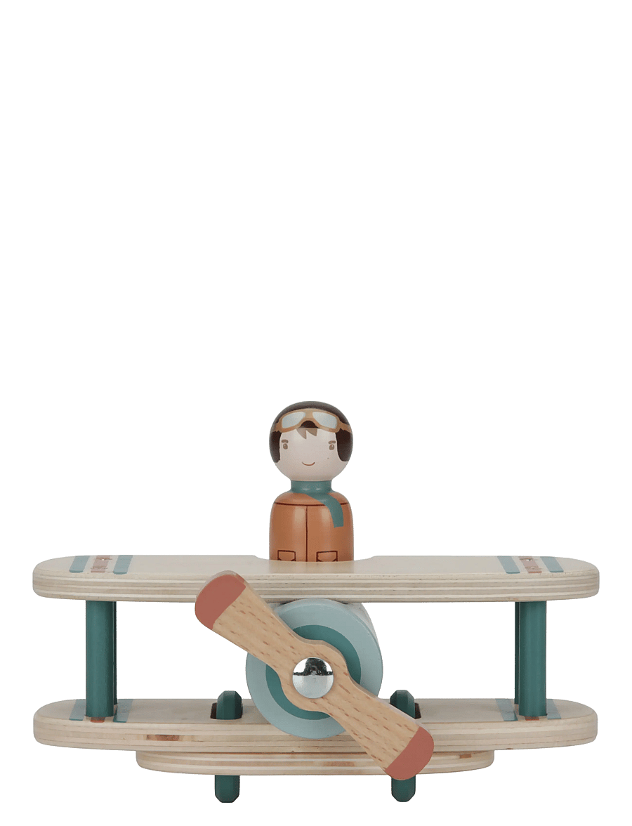 Little Dutch - Little Dutch Toy Airplane FSC - fly - blue - 3
